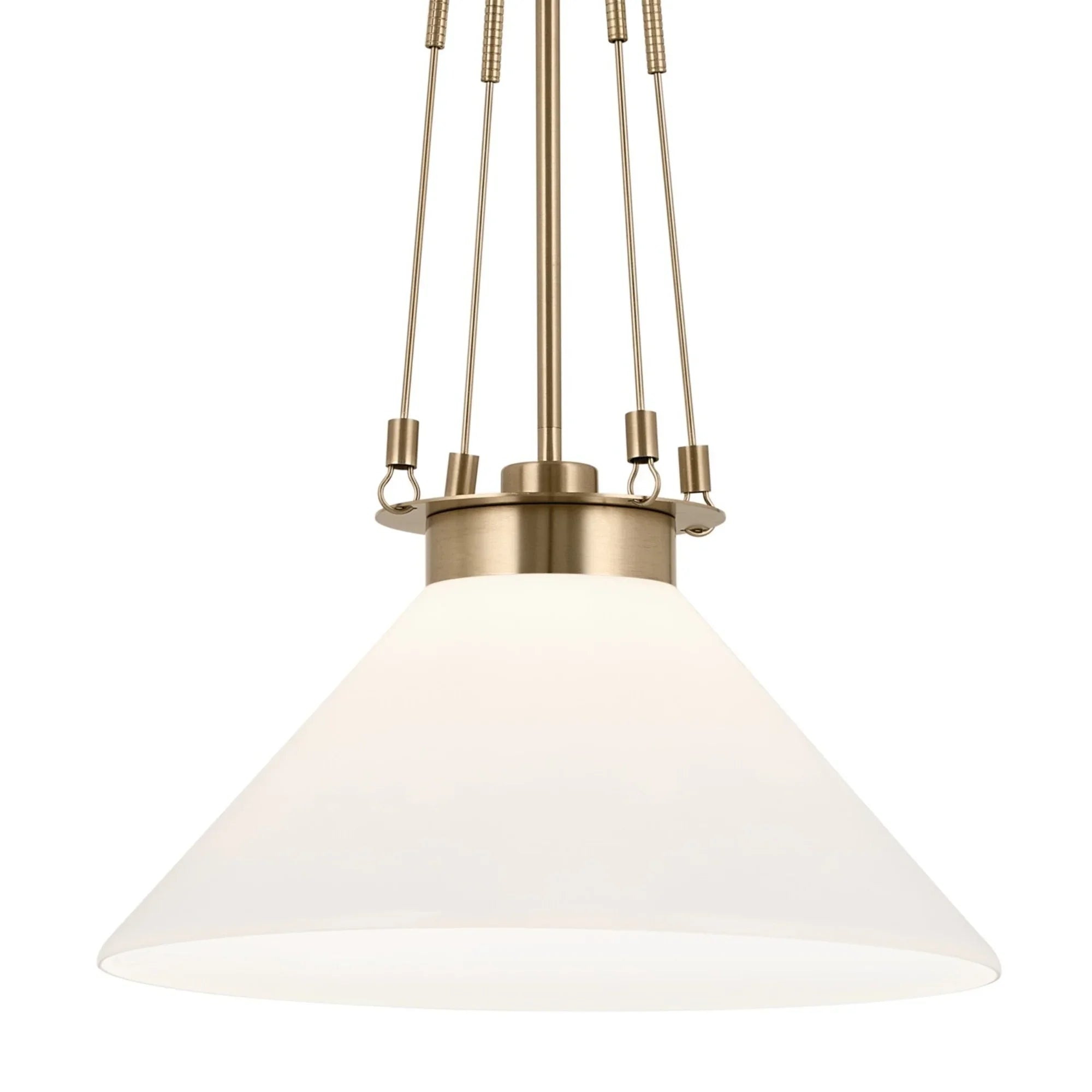 Albers 18" Pendant, Champagne Bronze Finish - Bees Lighting
