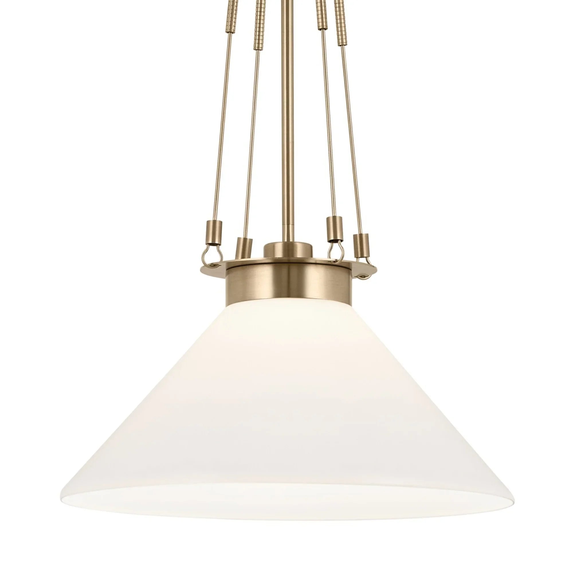 Albers 18" Pendant, Champagne Bronze Finish - Bees Lighting