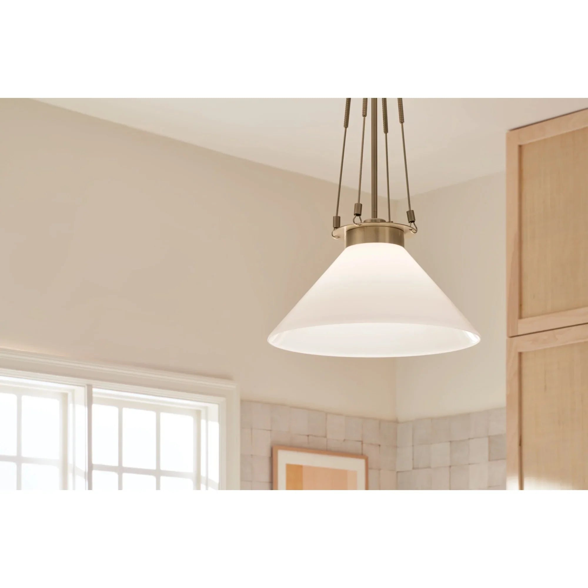 Albers 18" Pendant, Champagne Bronze Finish - Bees Lighting