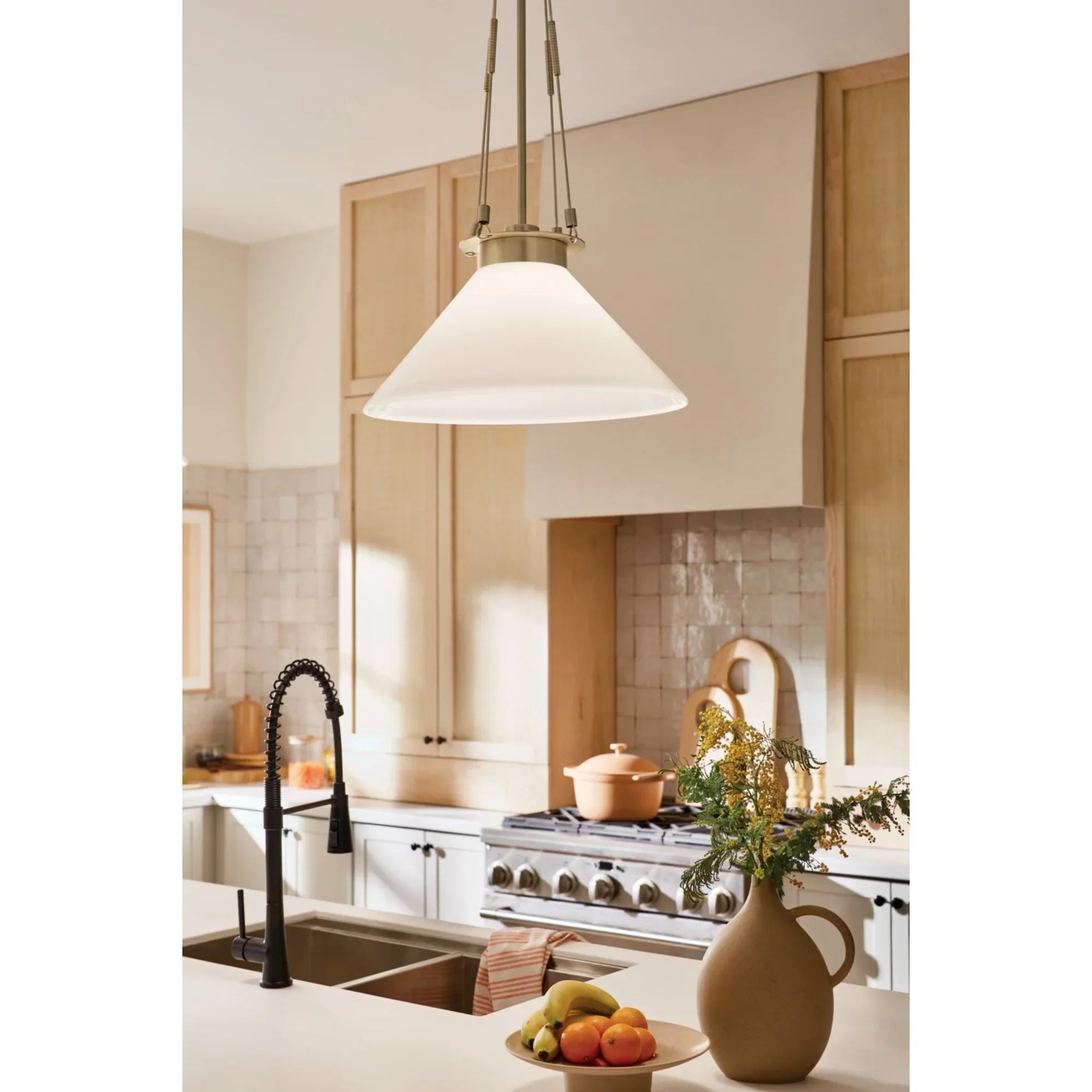Albers 18" Pendant, Champagne Bronze Finish - Bees Lighting