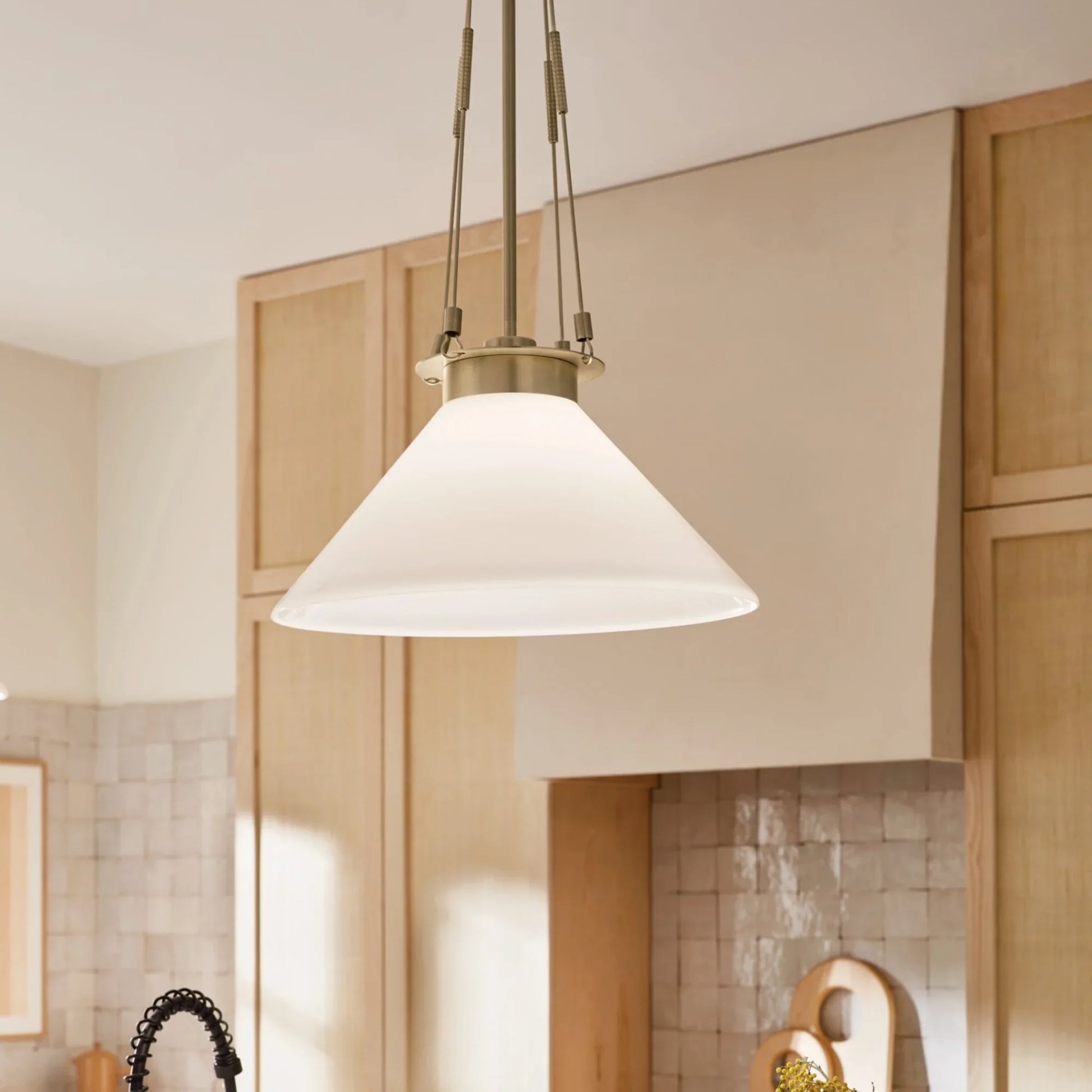 Albers 18" Pendant, Champagne Bronze Finish - Bees Lighting