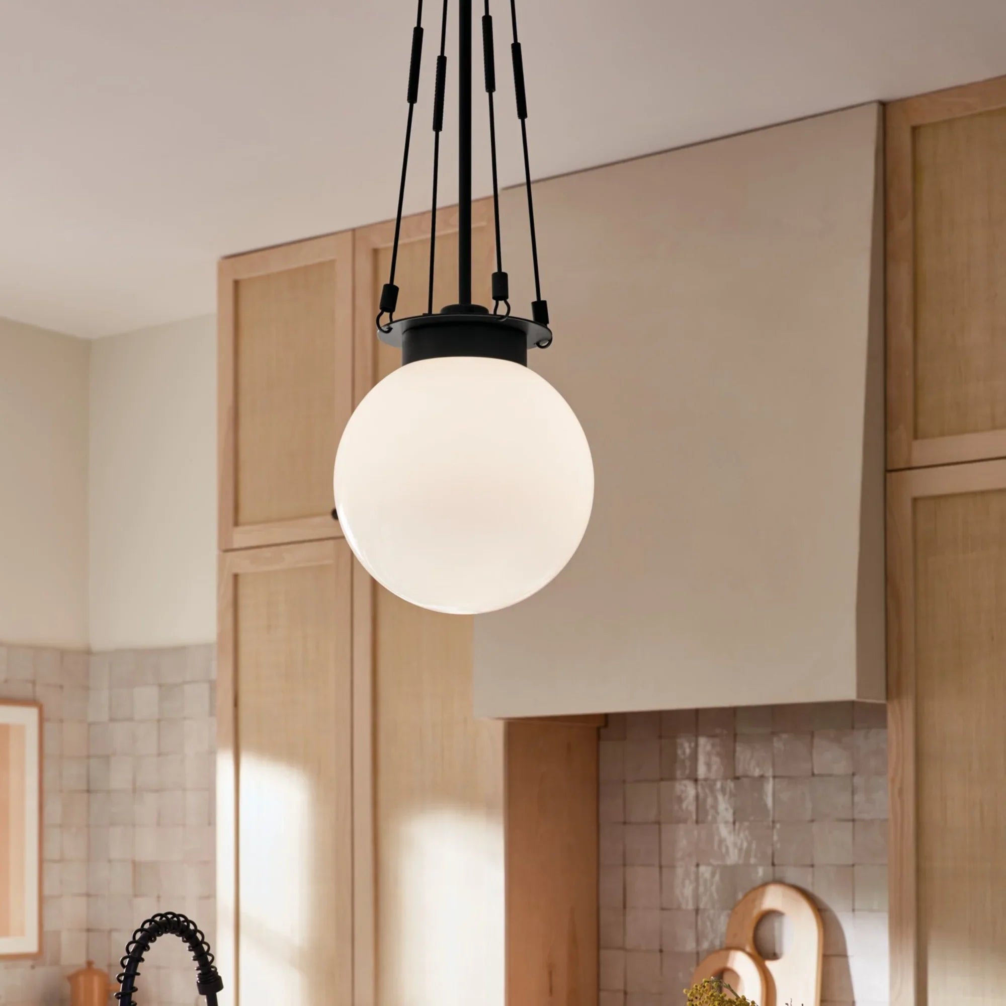 Albers 11" Pendant, Black Finish - Bees Lighting