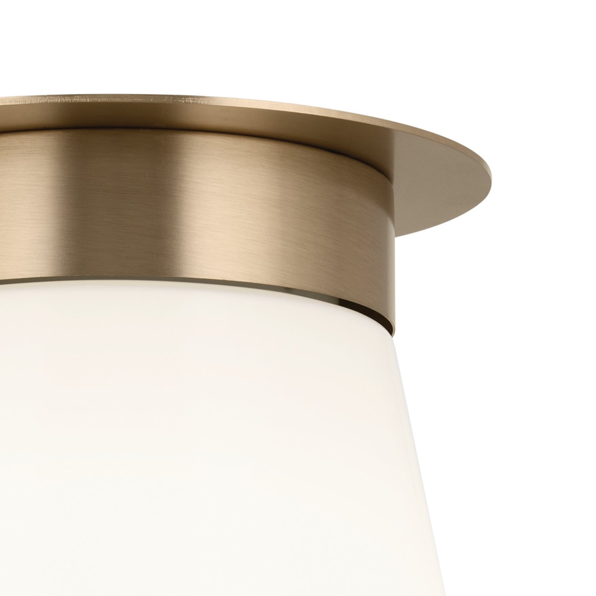 Albers 9" Flush Mount, Champagne Bronze Finish - Bees Lighting