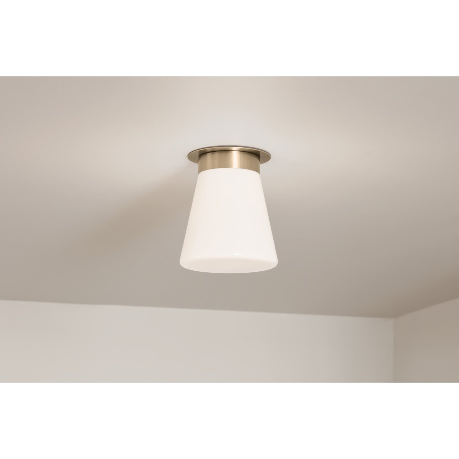 Albers 9" Flush Mount, Champagne Bronze Finish - Bees Lighting