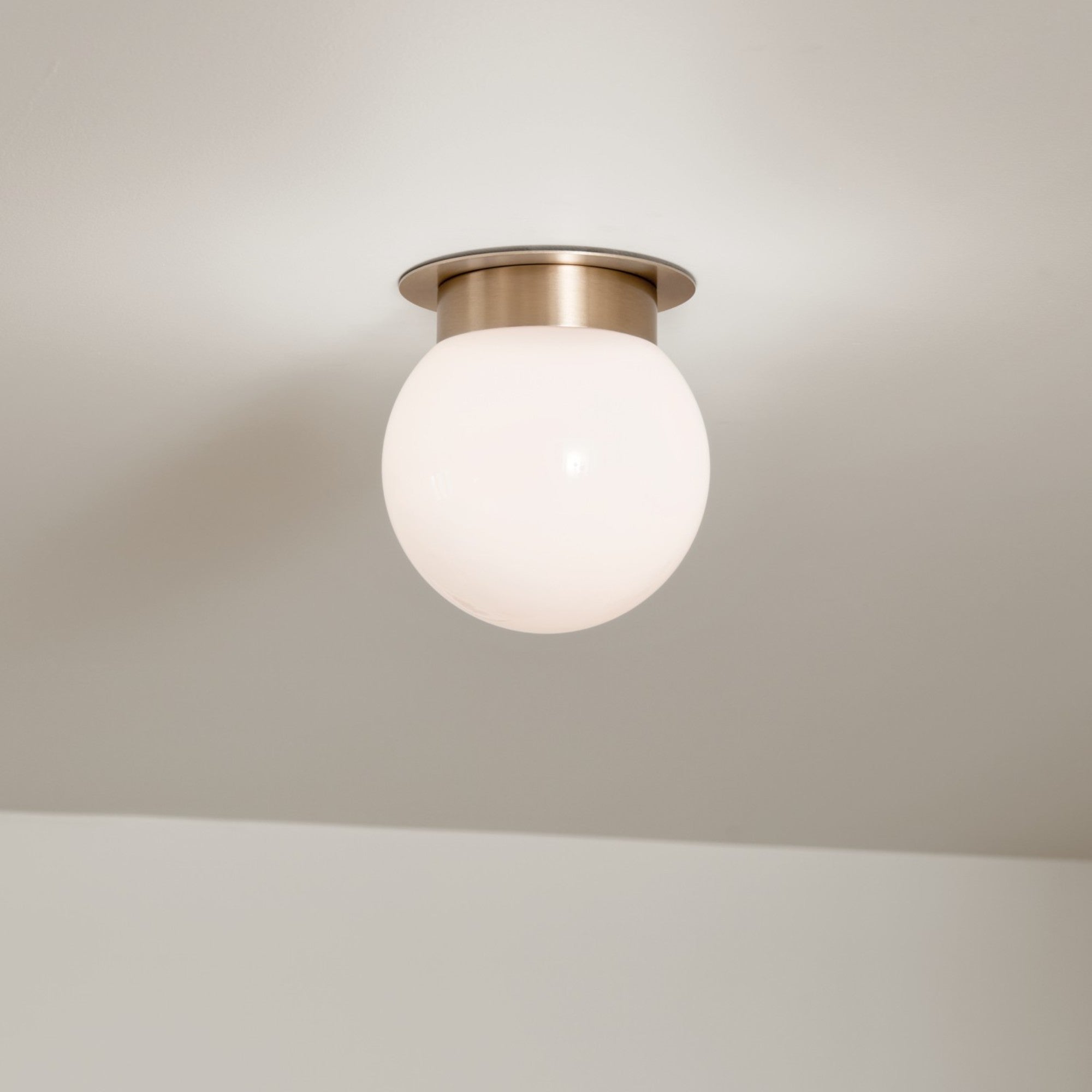 Albers 8" Flush Mount, Champagne Bronze Finish - Bees Lighting