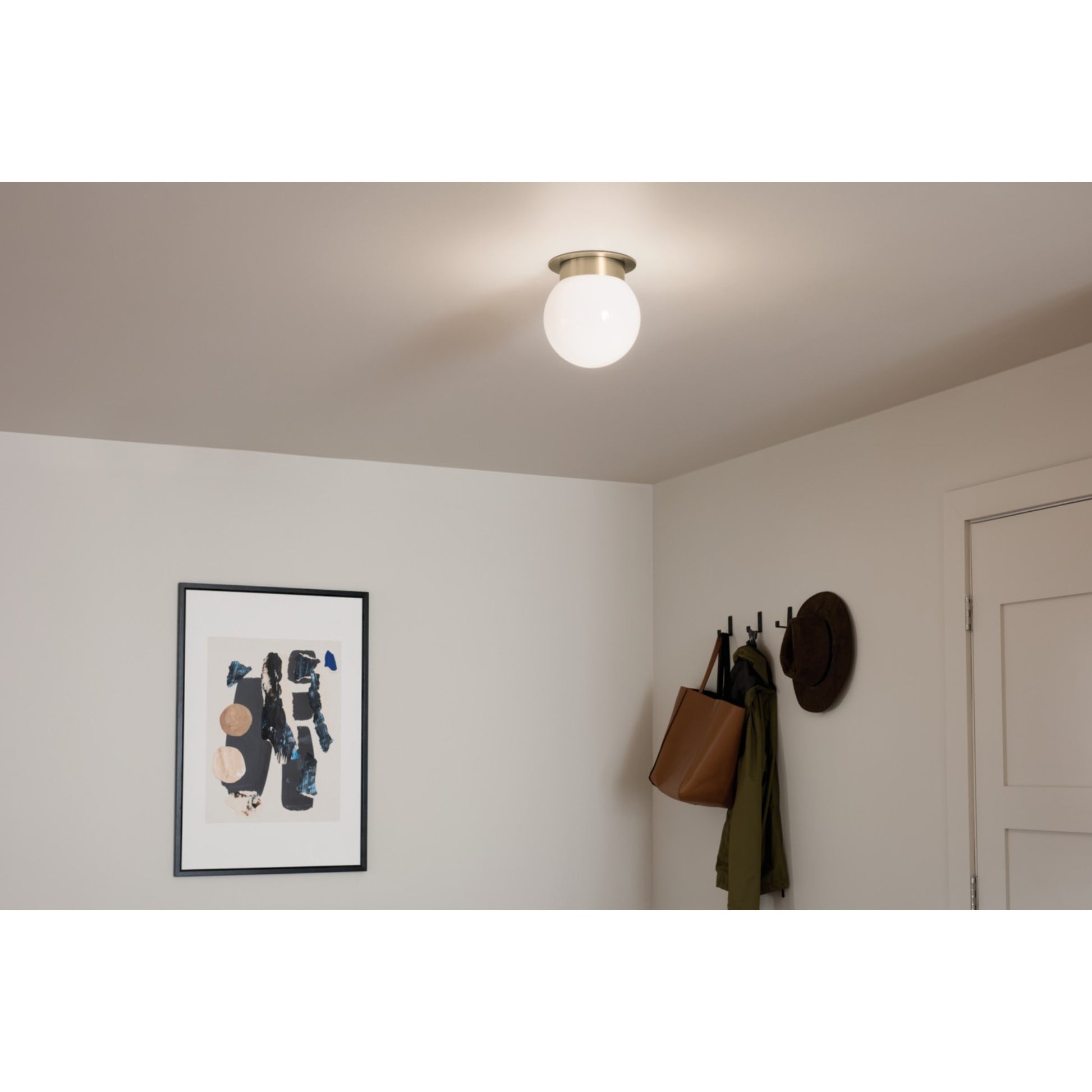 Albers 8" Flush Mount, Champagne Bronze Finish - Bees Lighting