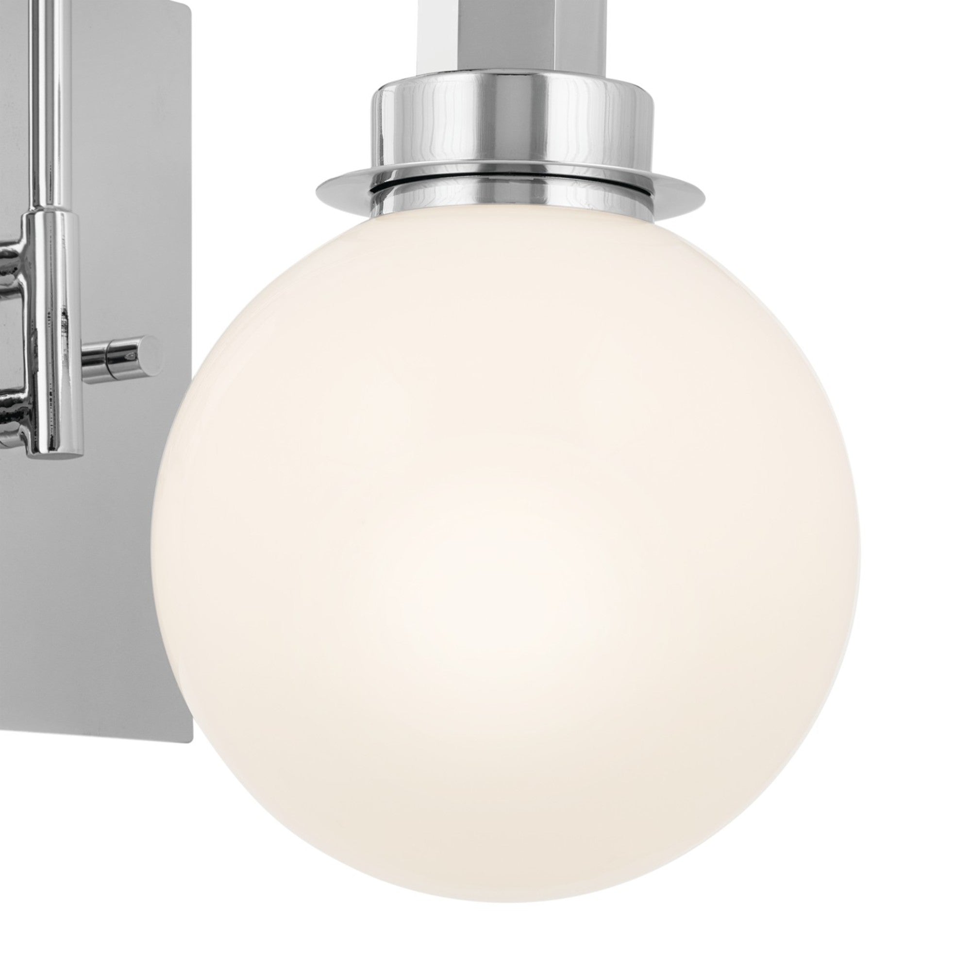 Hex 12" Wall Sconce, Chrome Finish - Bees Lighting