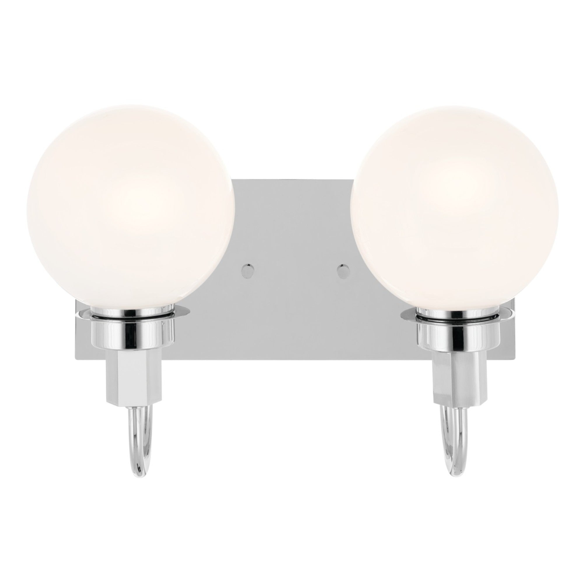 Hex 14" 2-Light Bath Vanity Light, Chrome Finish - Bees Lighting