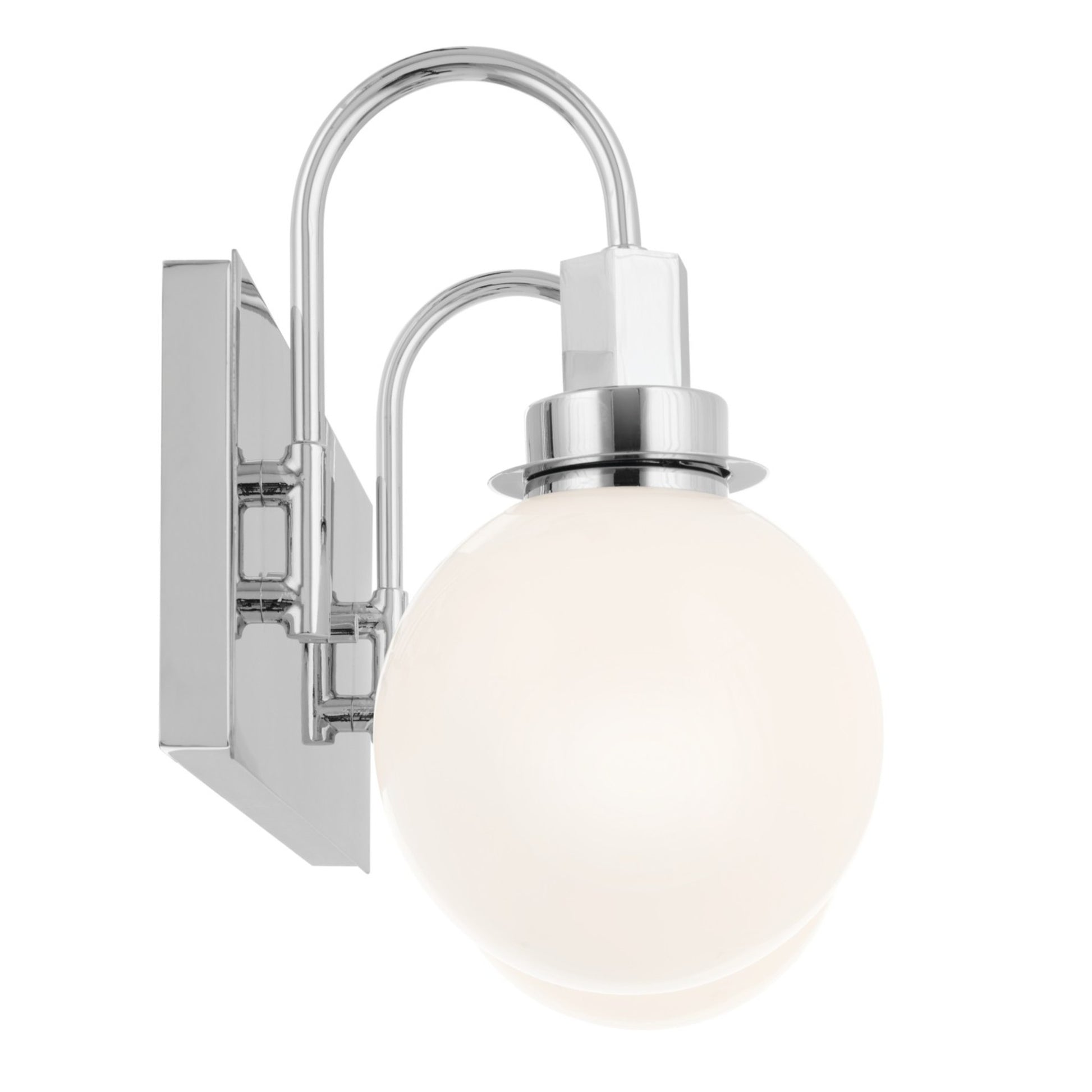 Hex 14" 2-Light Bath Vanity Light, Chrome Finish - Bees Lighting