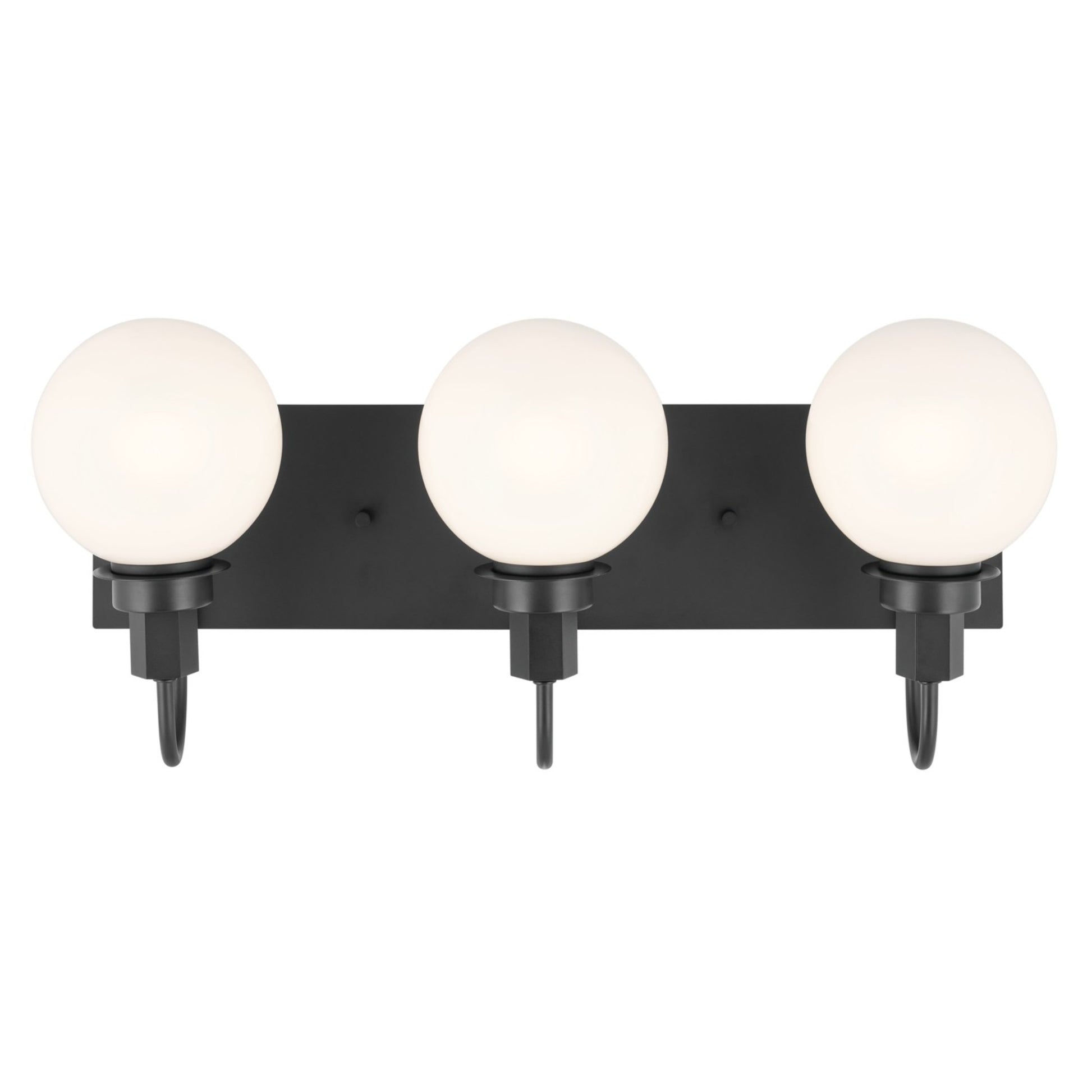 Hex 23" 3-Light Bath Vanity Light, Black Finish - Bees Lighting