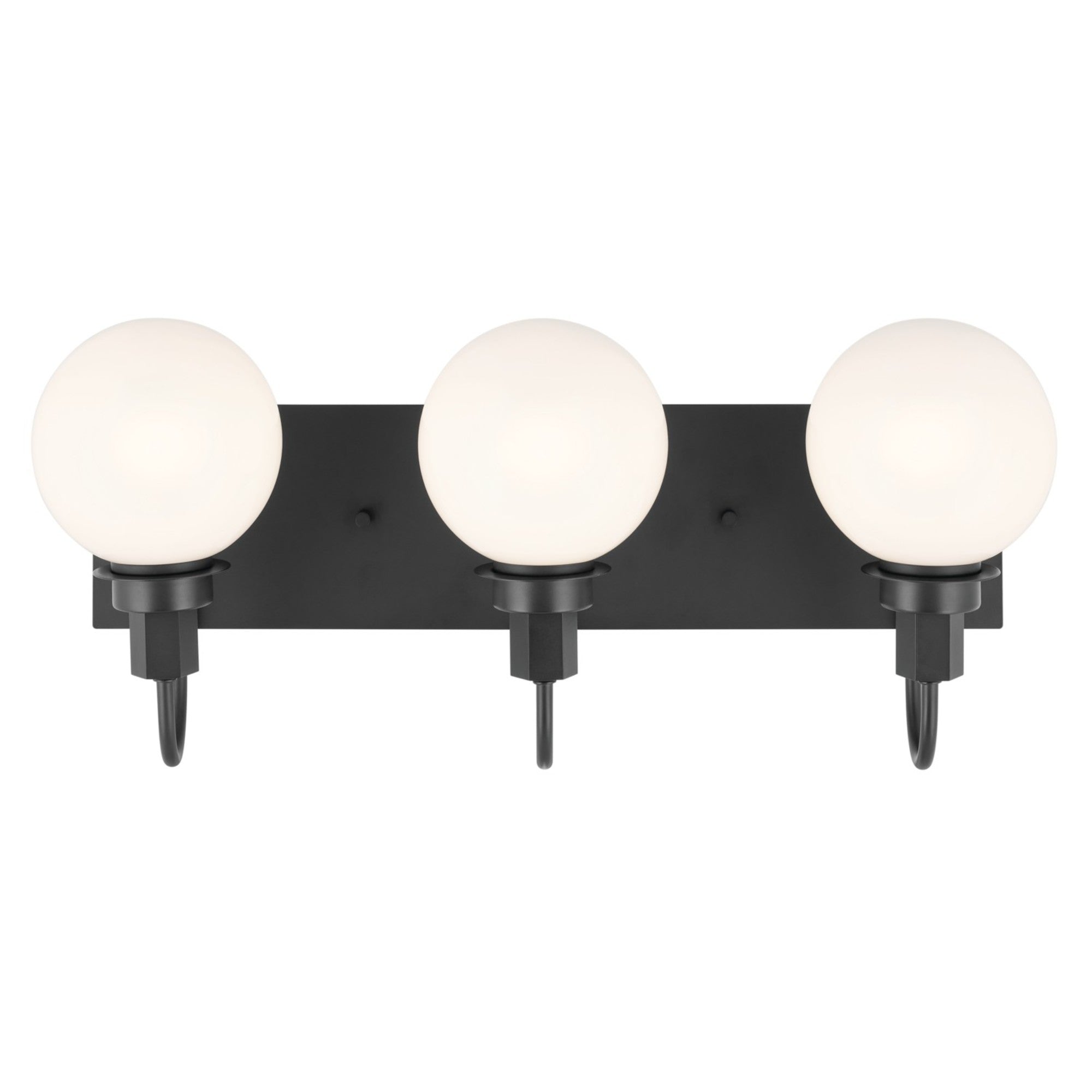 Hex 23" 3-Light Bath Vanity Light, Black Finish - Bees Lighting