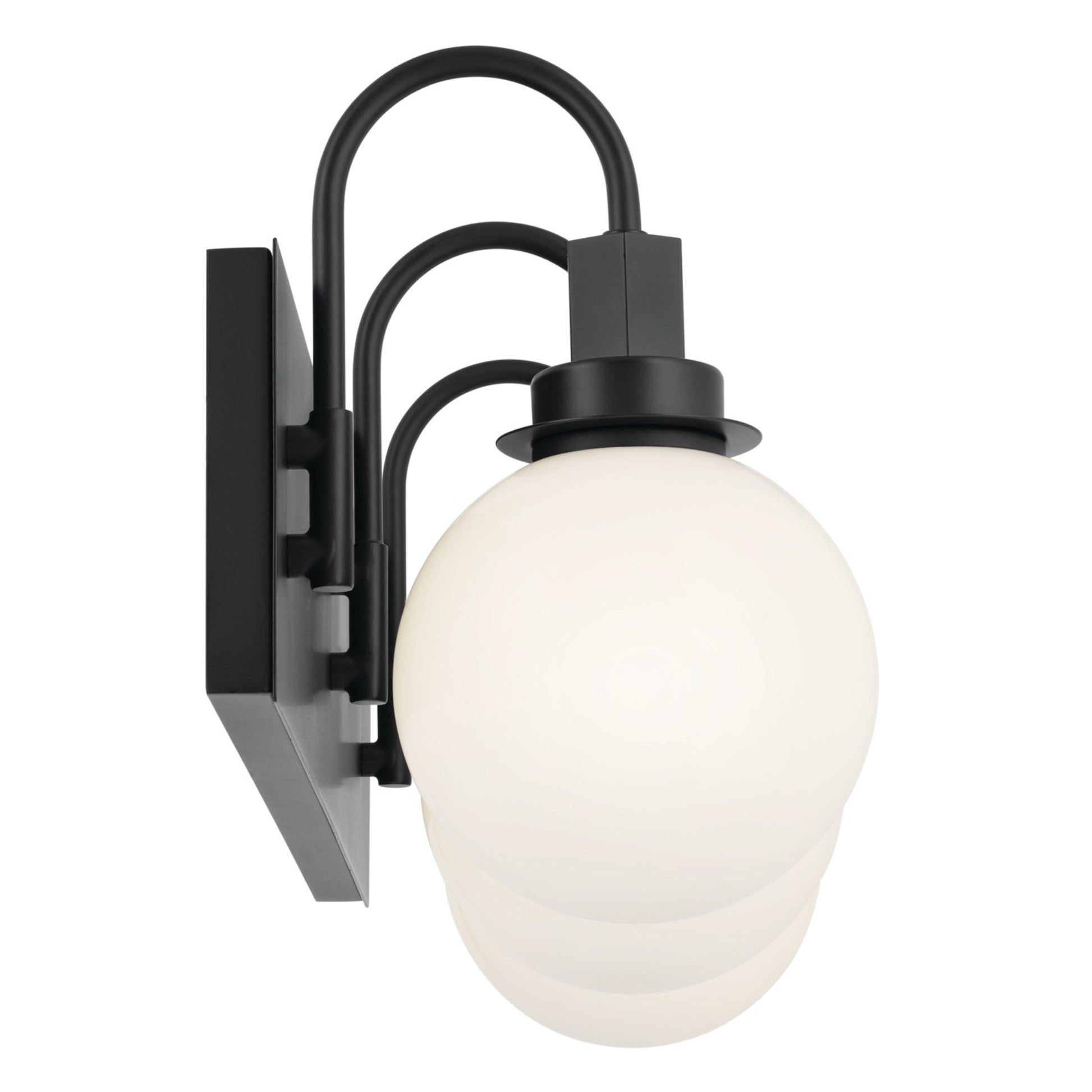 Hex 23" 3-Light Bath Vanity Light, Black Finish - Bees Lighting