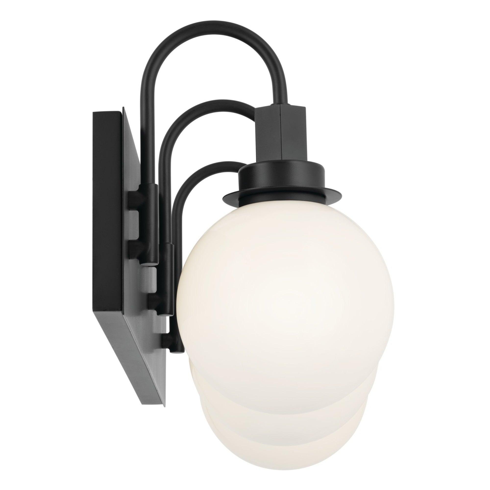 Hex 23" 3-Light Bath Vanity Light, Black Finish - Bees Lighting