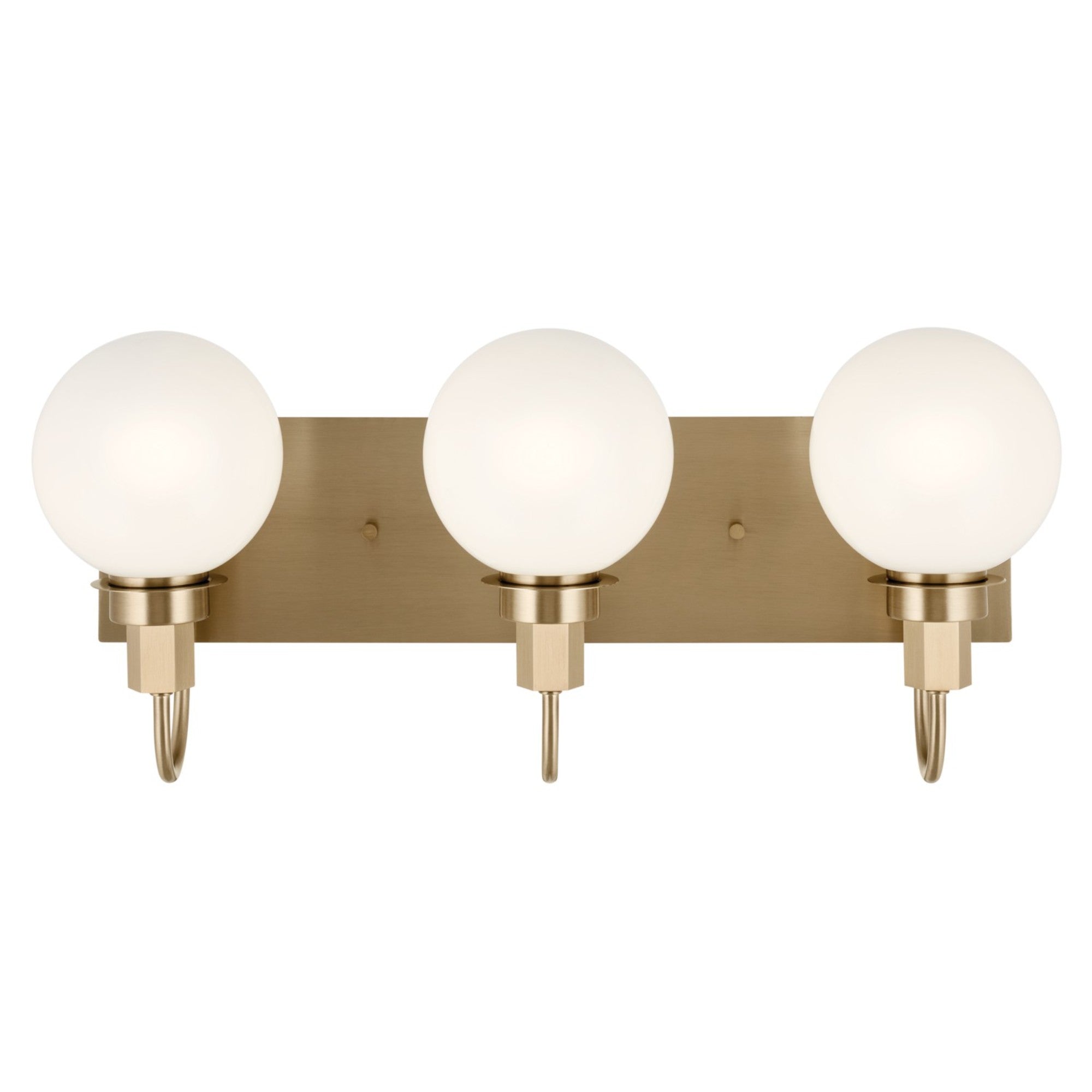 Hex 23" 3-Light Bath Vanity Light, Champagne Bronze Finish - Bees Lighting