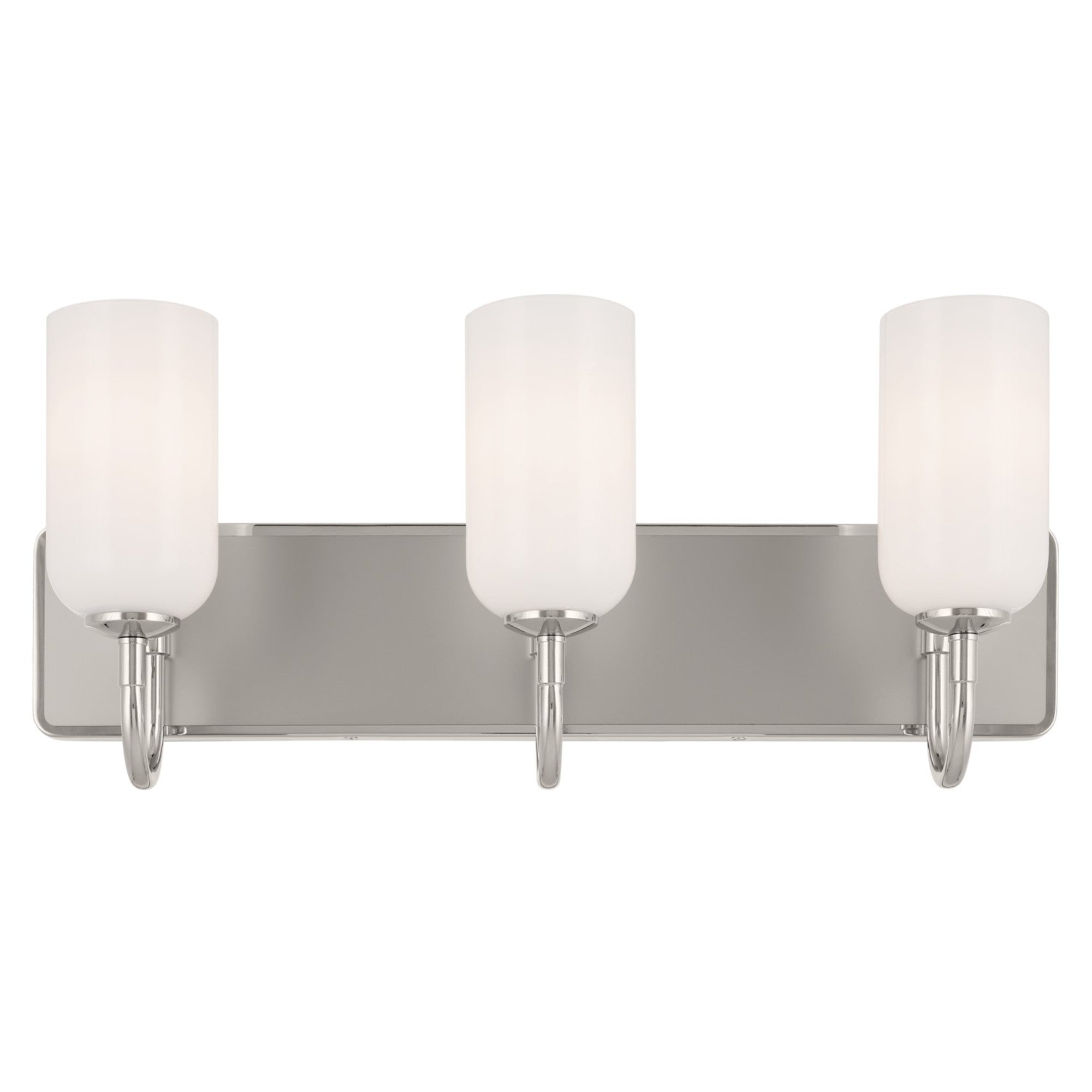 Solia 24" 3-Light Bath Vanity Light, Polished Nickel Finish - Bees Lighting