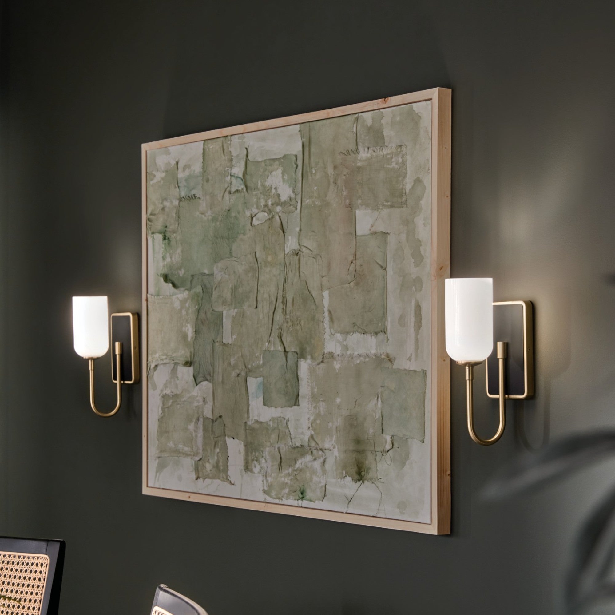 Solia 5" Wall Sconce, Champagne Bronze Finish - Bees Lighting