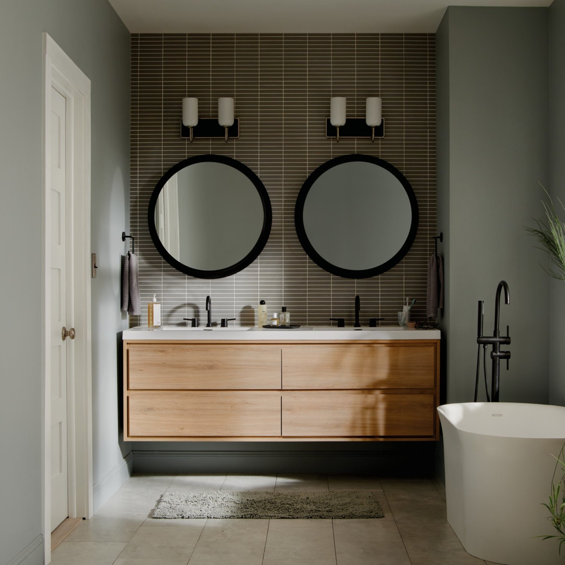 Solia 14" 2-Light Bath Vanity Light, Brushed Nickel Finish - Bees Lighting