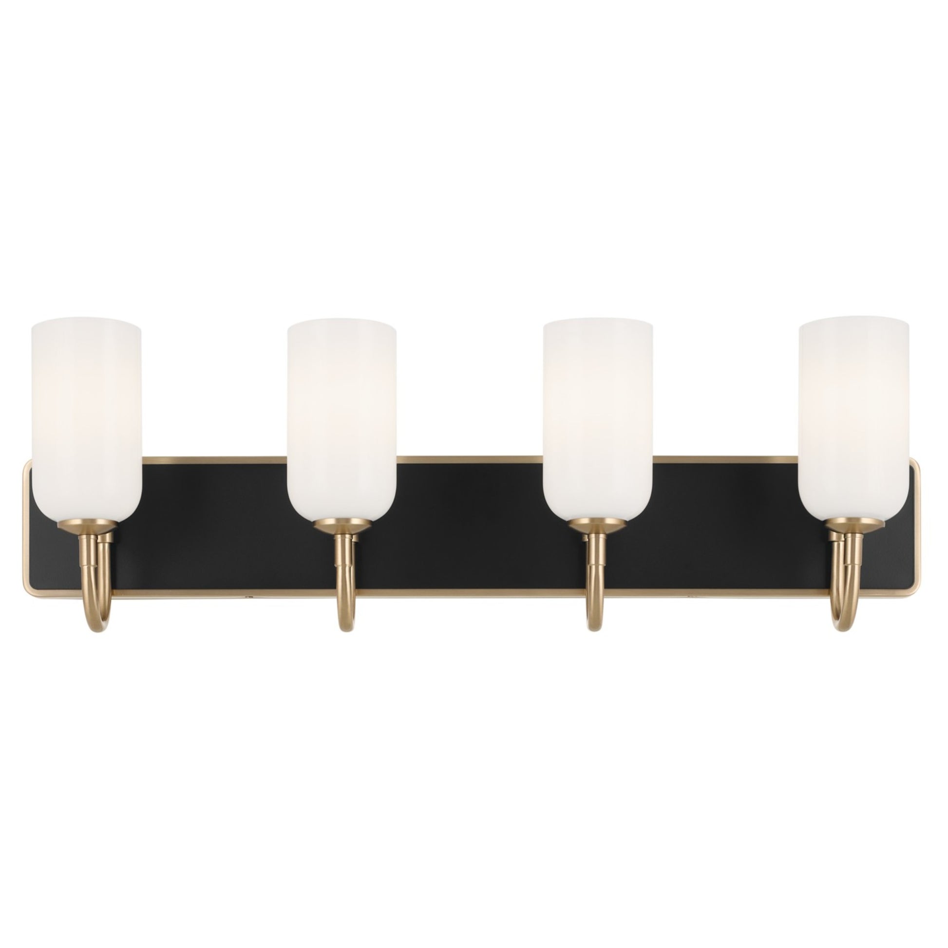 Solia 32" 4-Light Bath Vanity Light, Champagne Bronze Finish - Bees Lighting