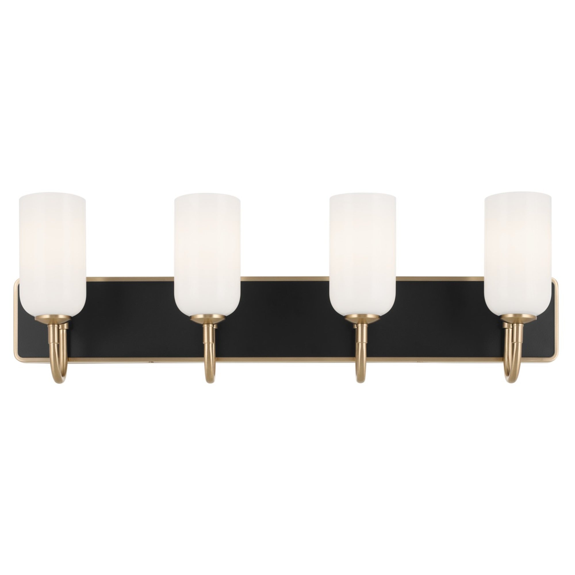 Solia 32" 4-Light Bath Vanity Light, Champagne Bronze Finish - Bees Lighting