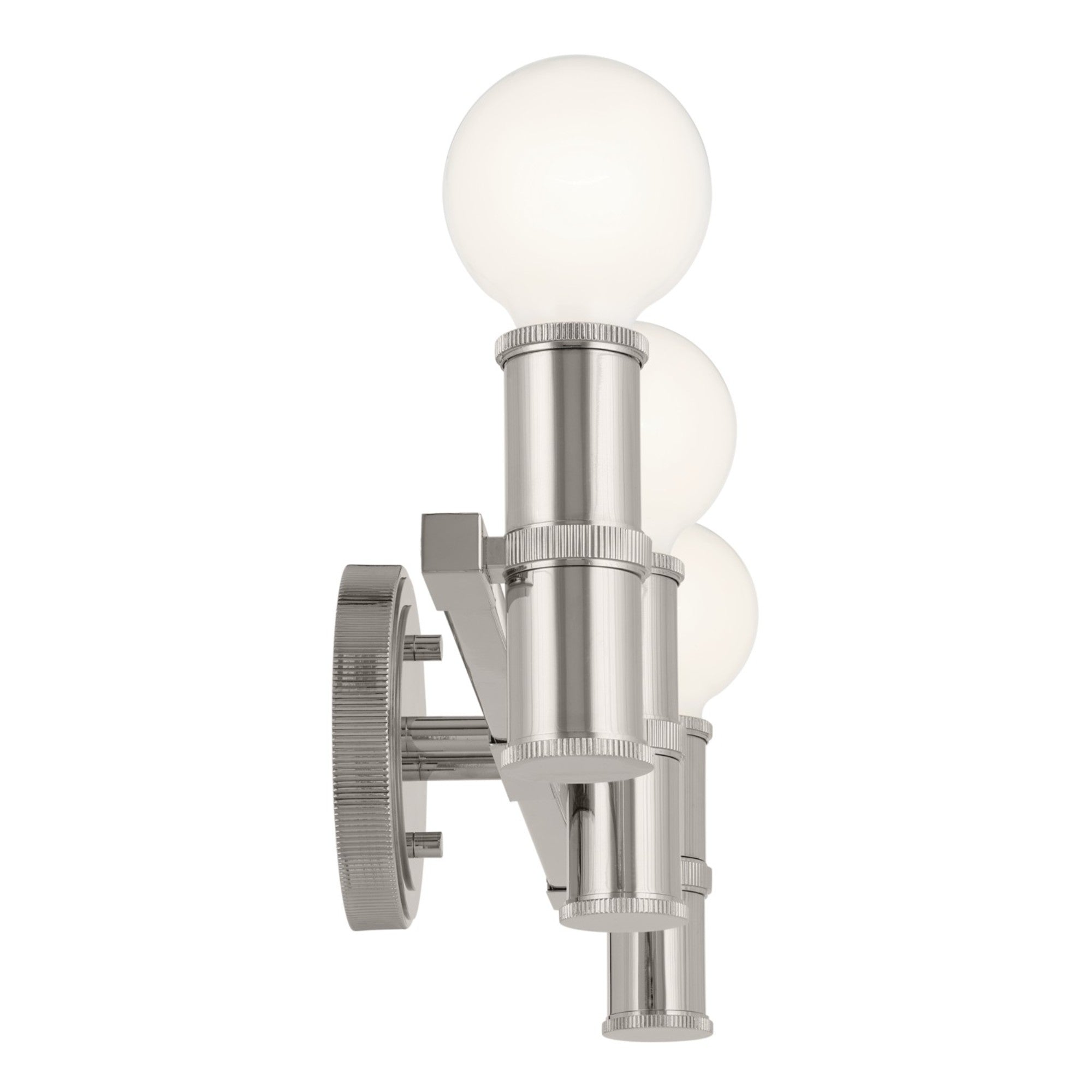 Torche 24" 3-Light Bath Vanity Light, Polished Nickel Finish - Bees Lighting