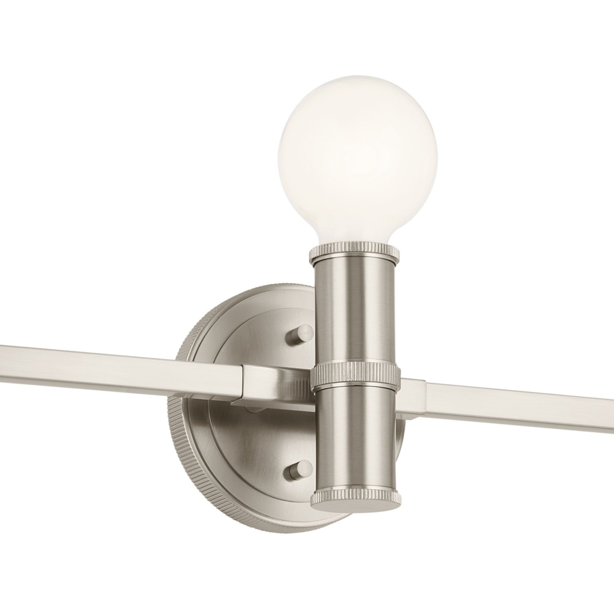 Torche 24" 3-Light Bath Vanity Light, Brushed Nickel Finish - Bees Lighting