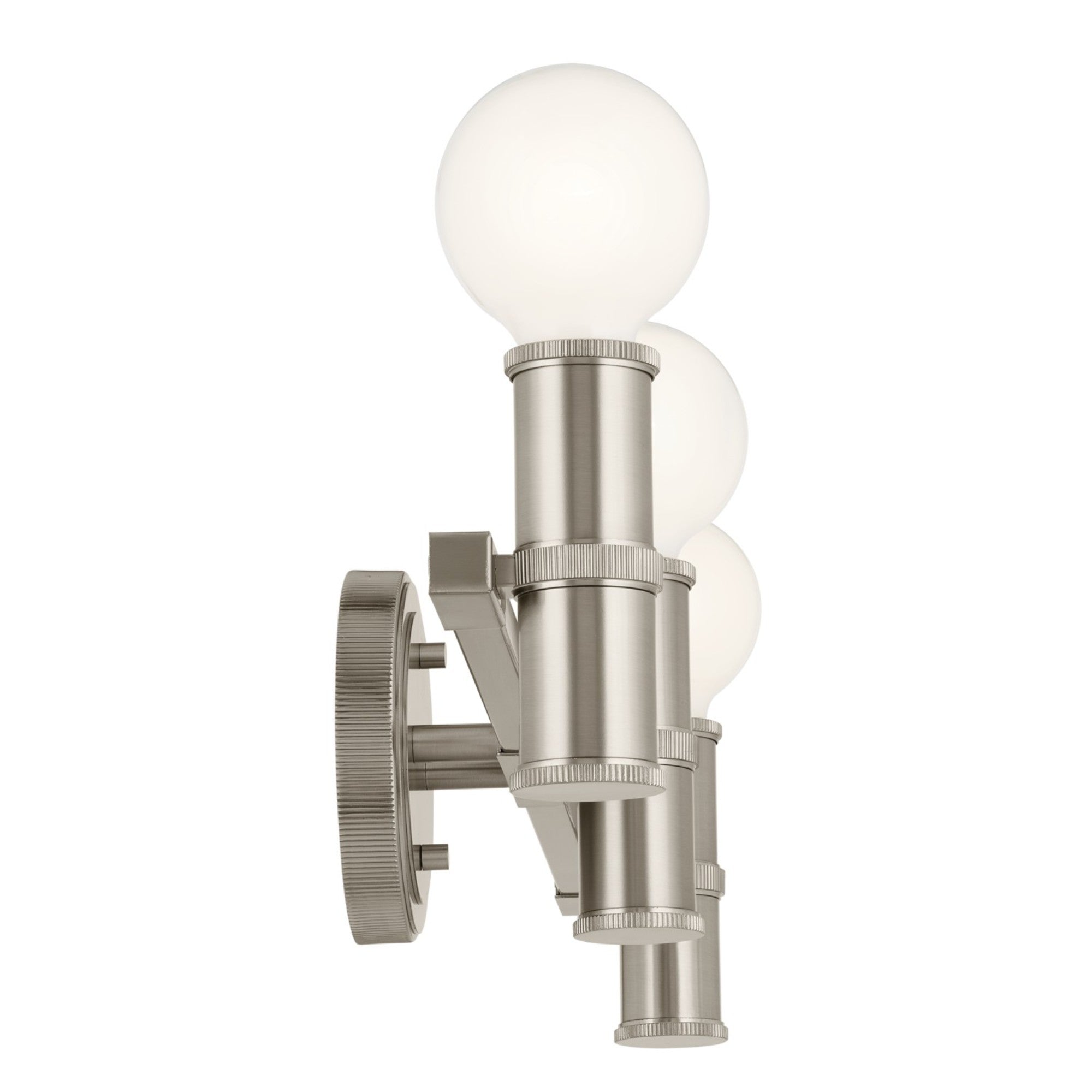 Torche 24" 3-Light Bath Vanity Light, Brushed Nickel Finish - Bees Lighting