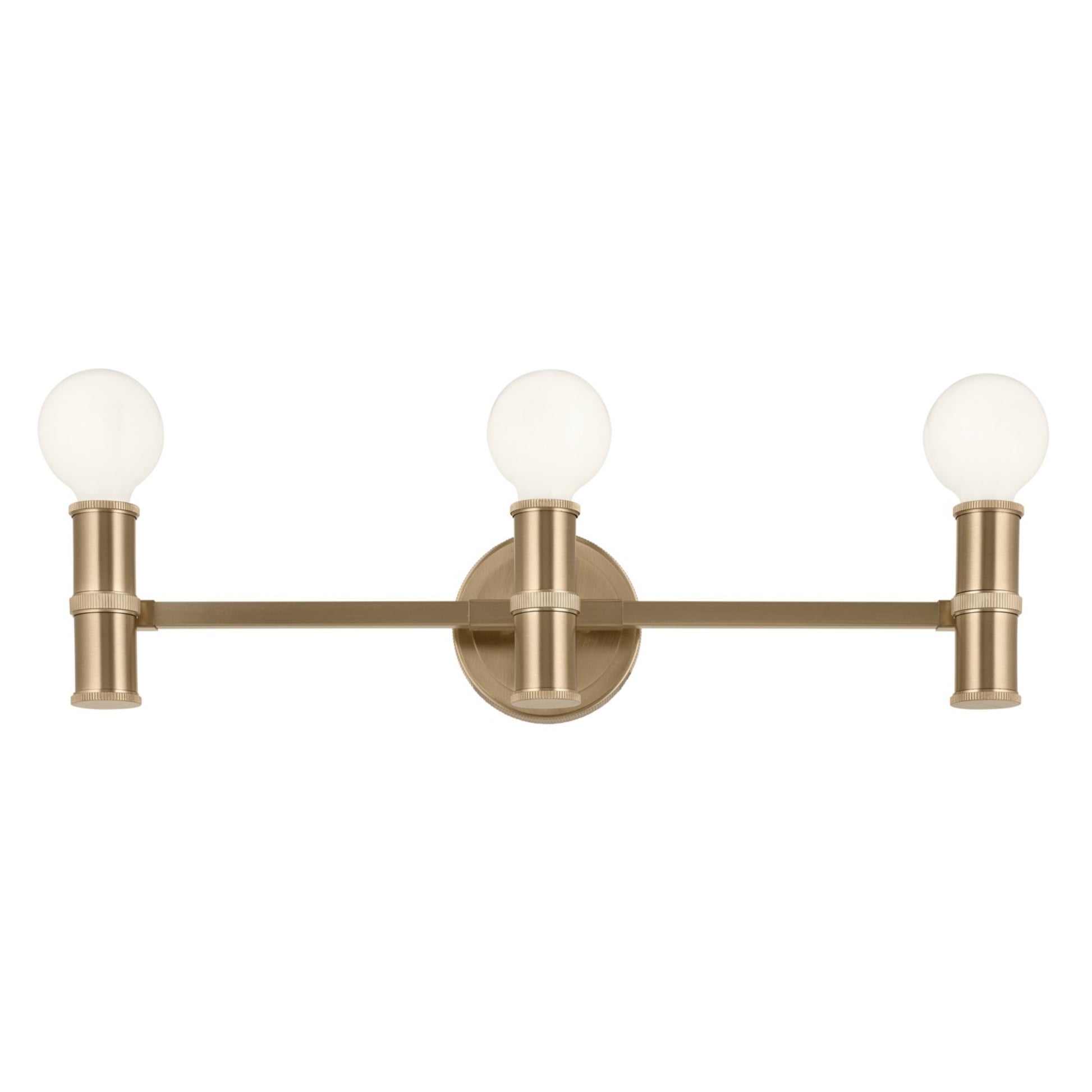 Torche 24" 3-Light Bath Vanity Light, Champagne Bronze Finish - Bees Lighting