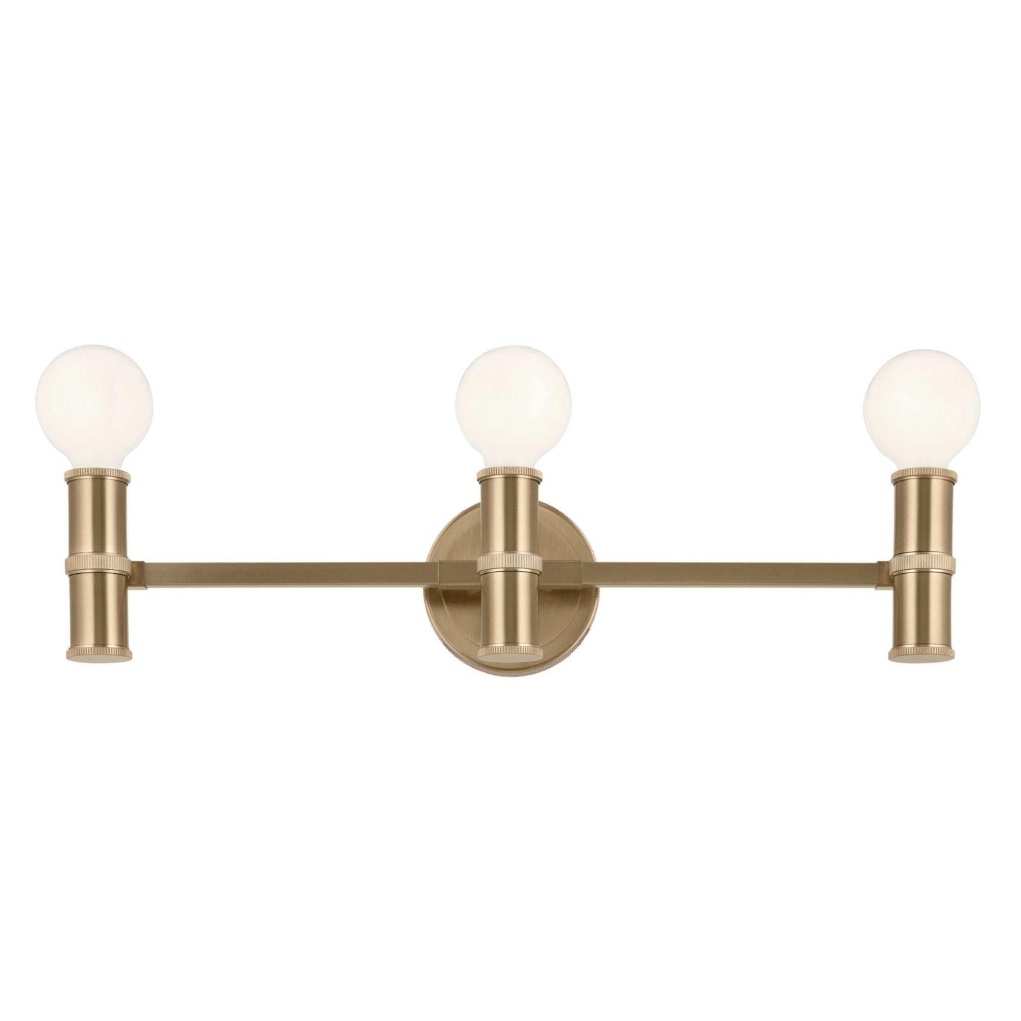 Torche 24" 3-Light Bath Vanity Light, Champagne Bronze Finish - Bees Lighting