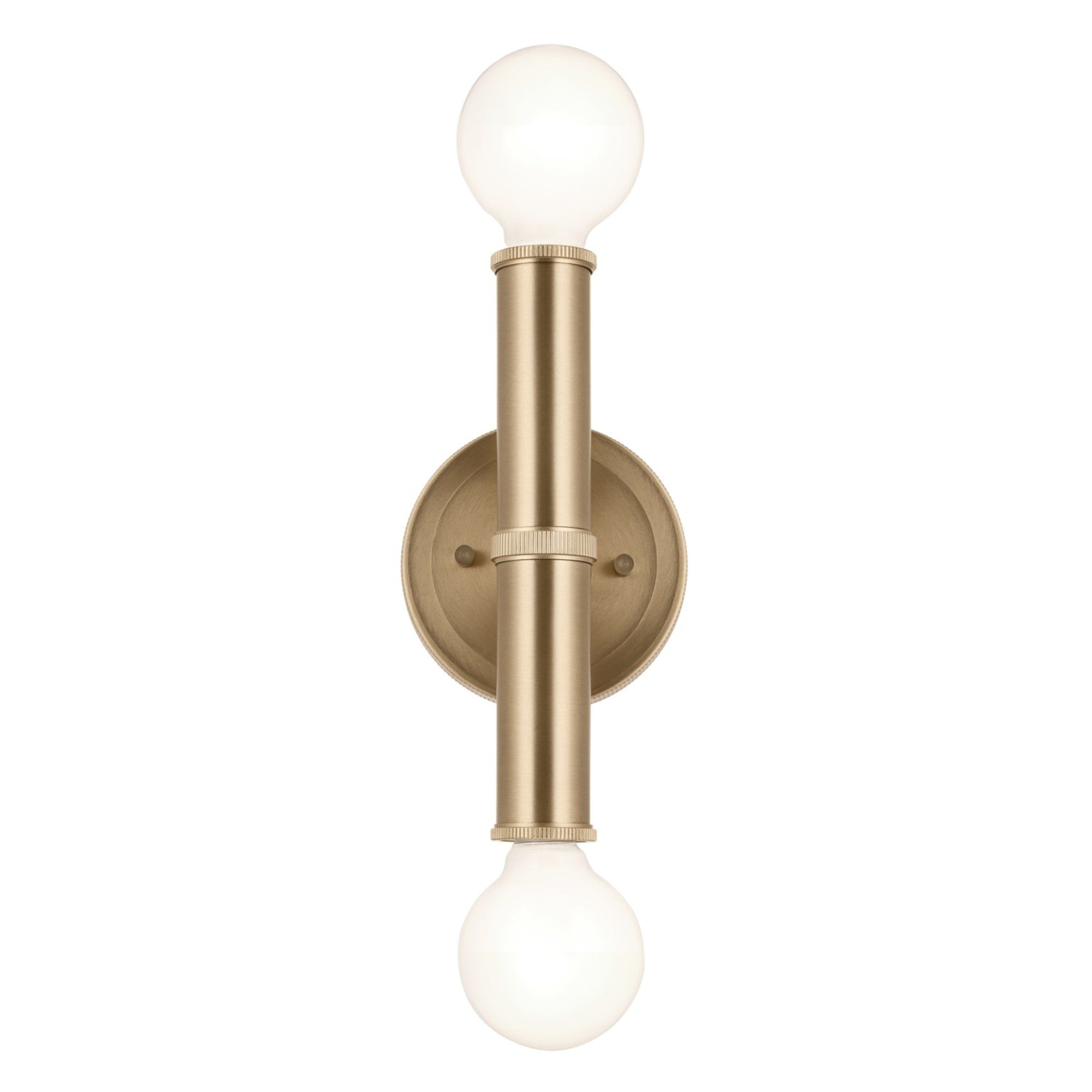 Torche 10" 2-Light Wall Sconce, Champagne Bronze Finish - Bees Lighting