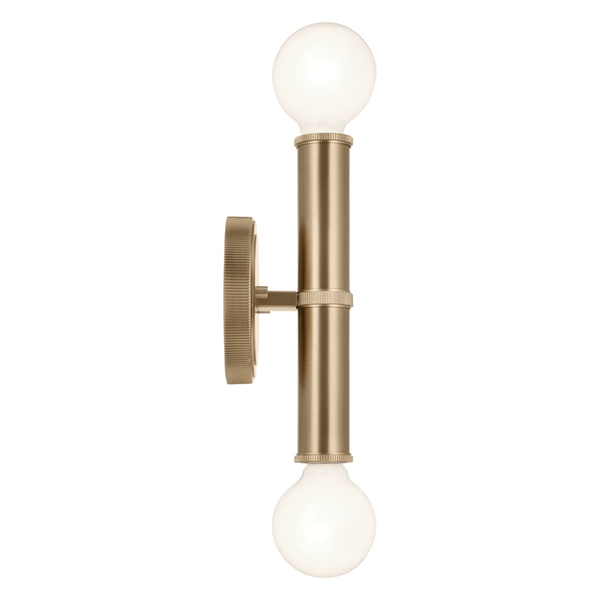 Torche 10" 2-Light Wall Sconce, Champagne Bronze Finish - Bees Lighting