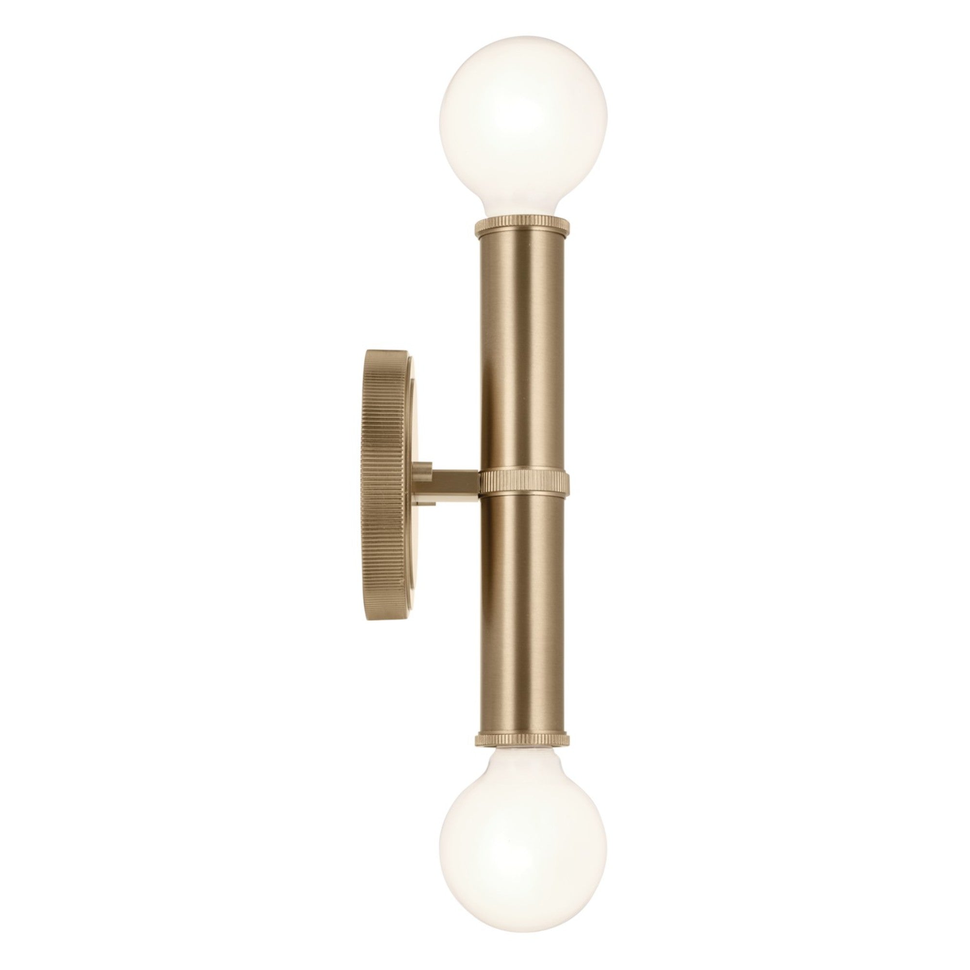 Torche 10" 2-Light Wall Sconce, Champagne Bronze Finish - Bees Lighting