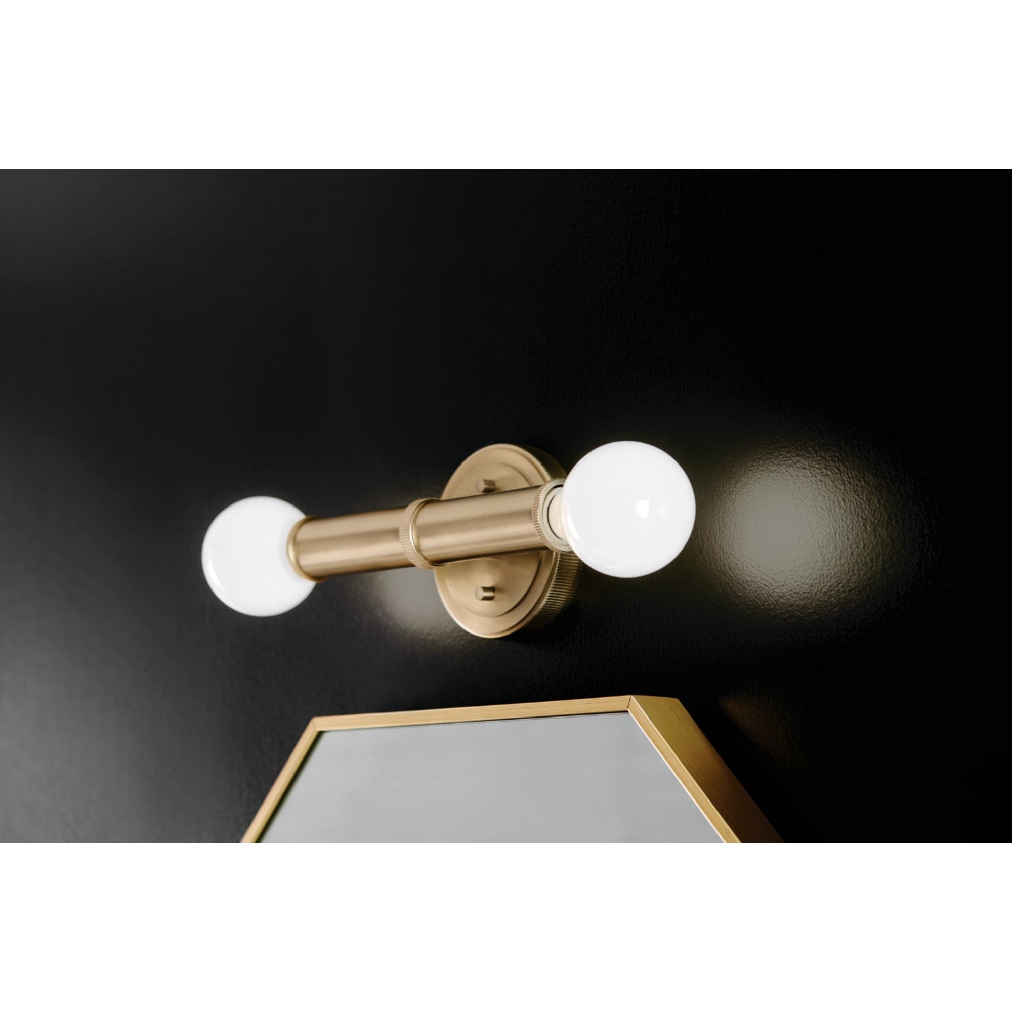 Torche 10" 2-Light Wall Sconce, Champagne Bronze Finish - Bees Lighting