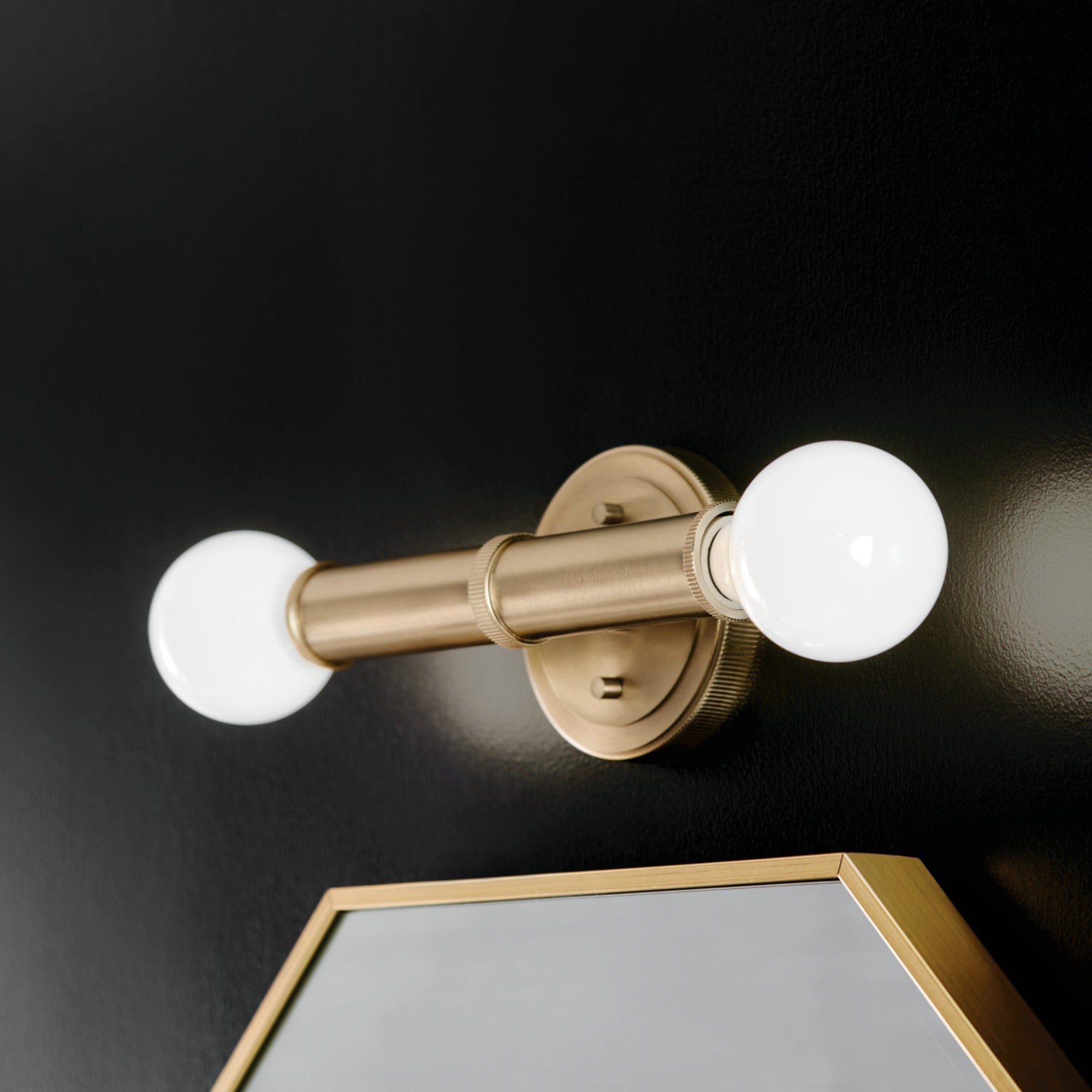 Torche 10" 2-Light Wall Sconce, Champagne Bronze Finish - Bees Lighting