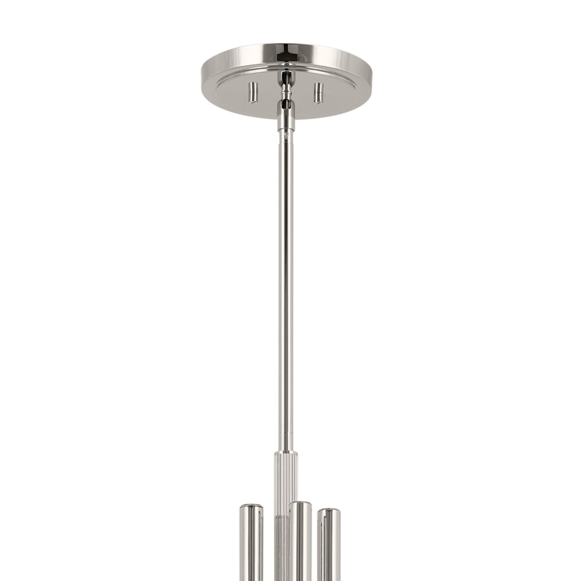 Odensa 40" 10-Light Chandelier, Polished Nickel Finish - Bees Lighting