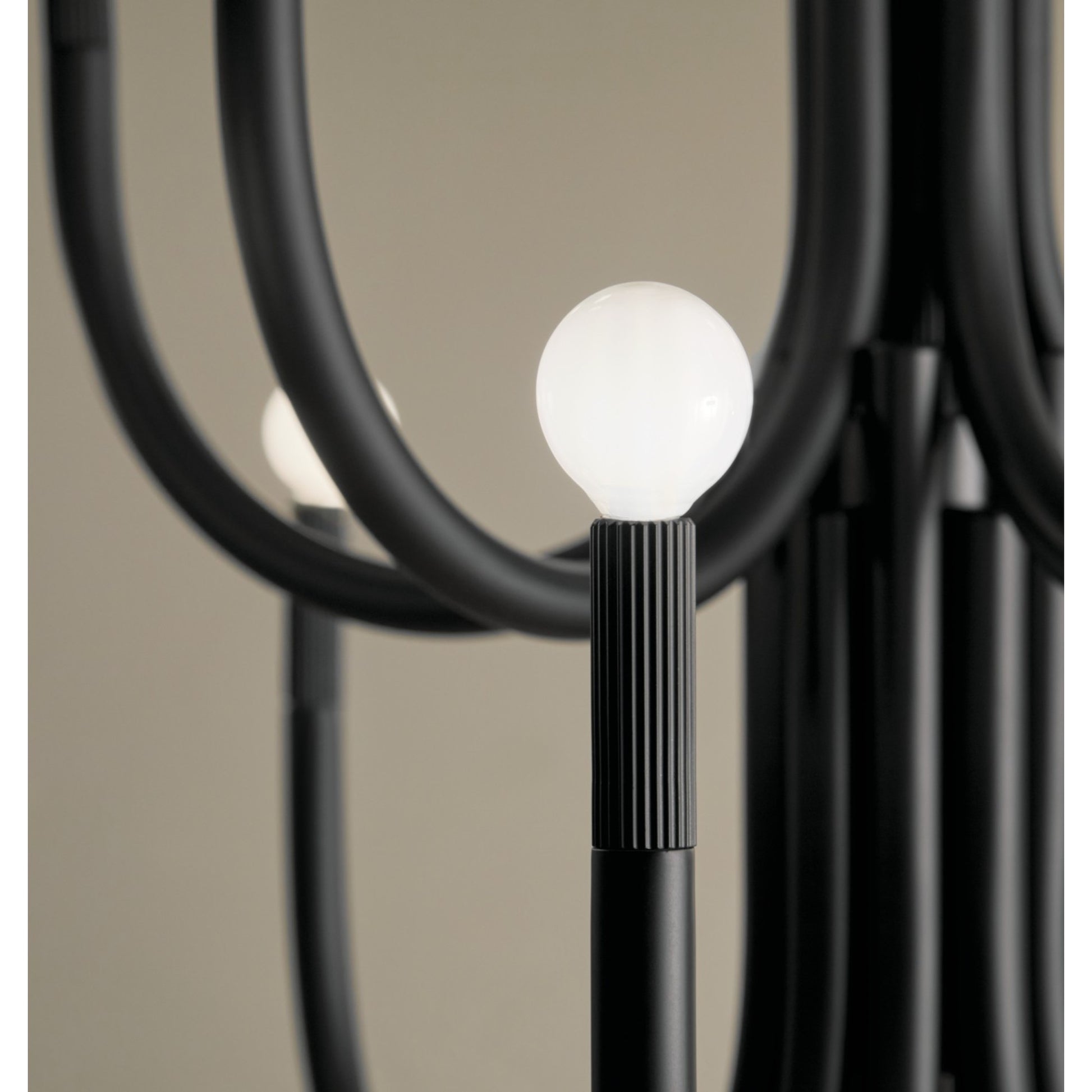 Odensa 40" 15 Light Chandelier, Black Finish - Bees Lighting