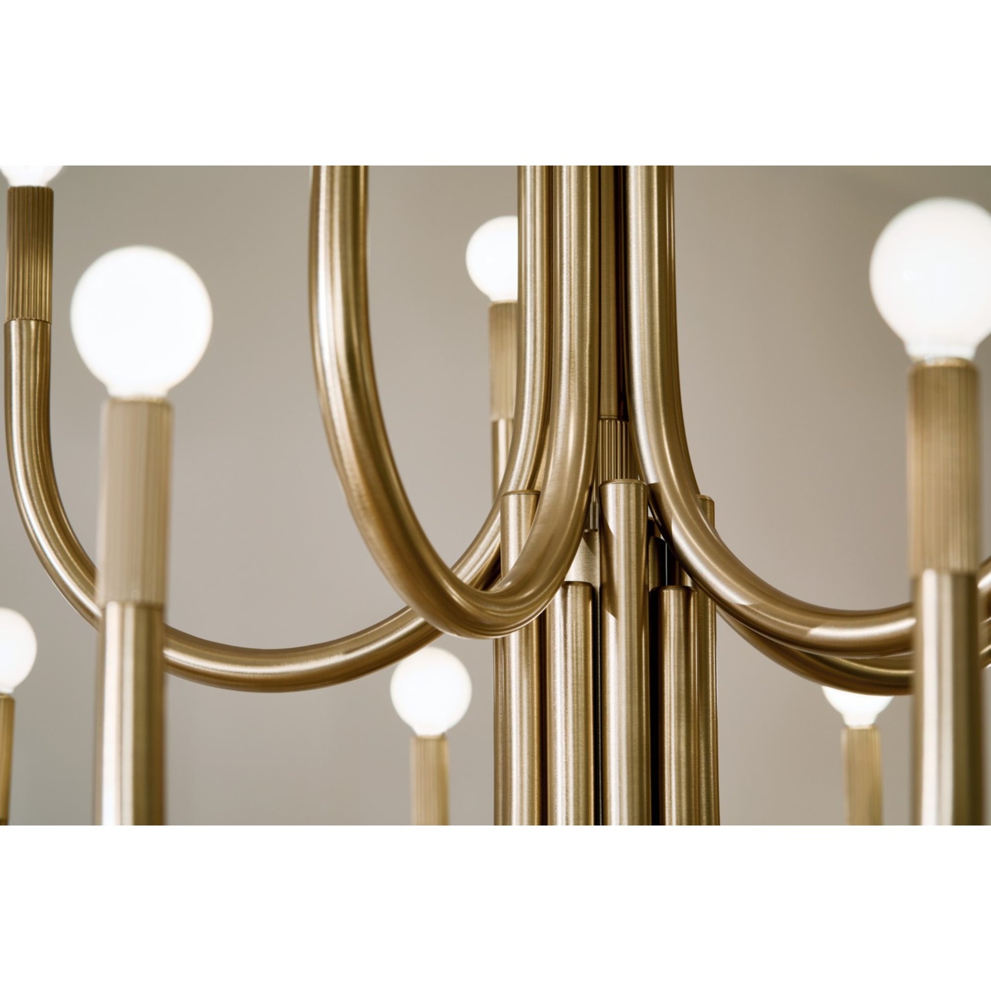 Odensa 40" 15 Light Chandelier, Champagne Bronze Finish - Bees Lighting