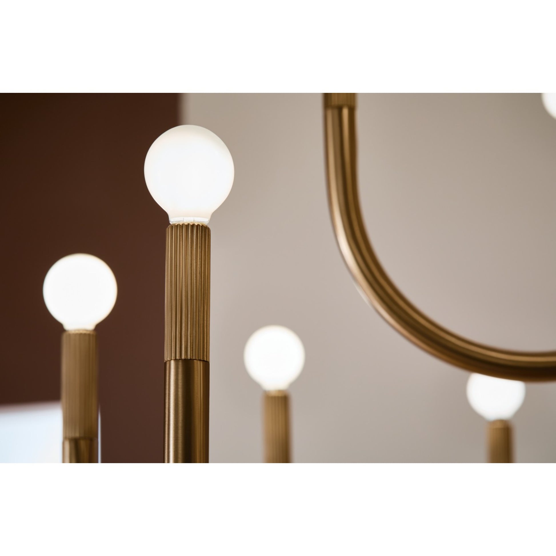 Odensa 40" 15 Light Chandelier, Champagne Bronze Finish - Bees Lighting