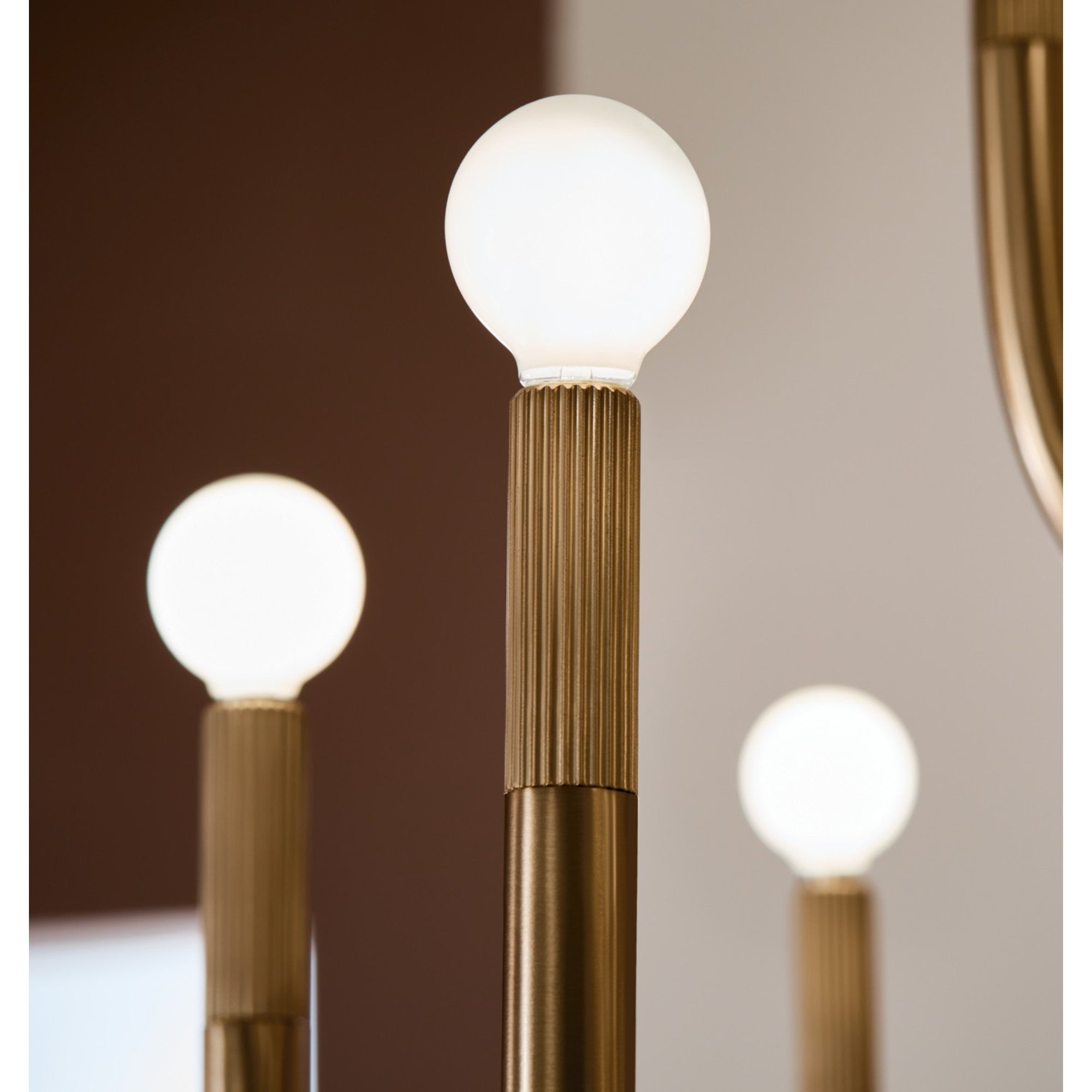 Odensa 40" 15 Light Chandelier, Champagne Bronze Finish - Bees Lighting