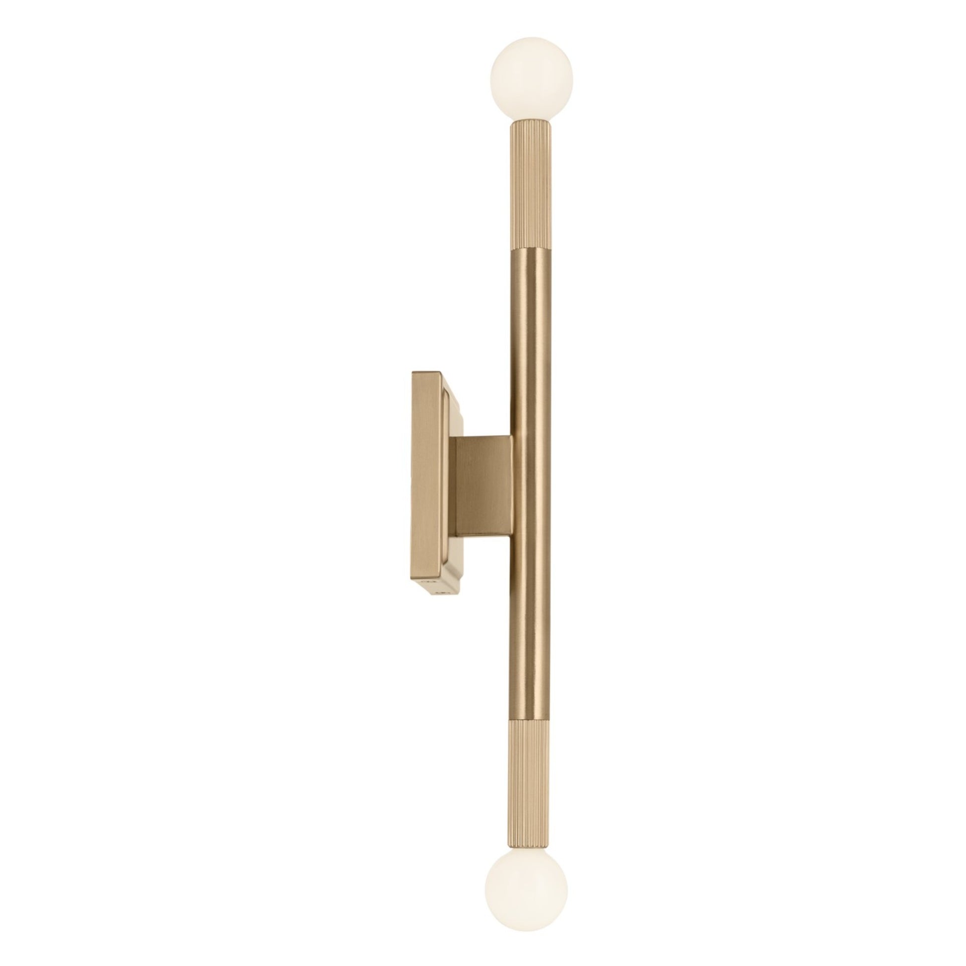 Odensa 17" 2-Light Wall Sconce, Champagne Bronze Finish - Bees Lighting