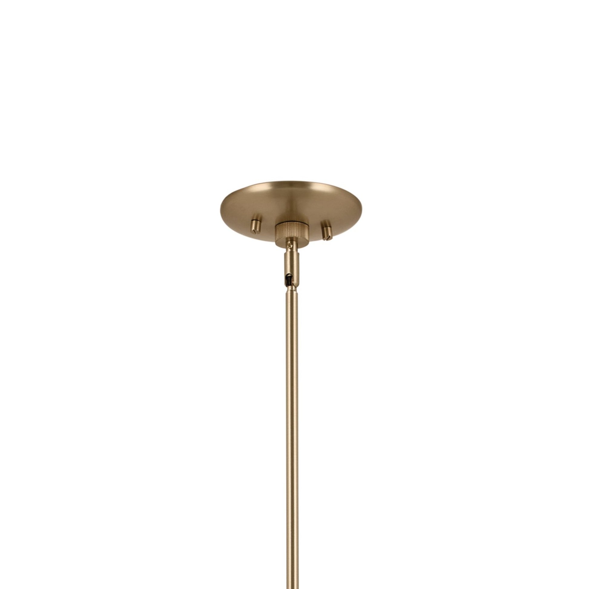 Phix 48" 4-Light Linear Chandelier, Champagne Bronze & White Finish - Bees Lighting