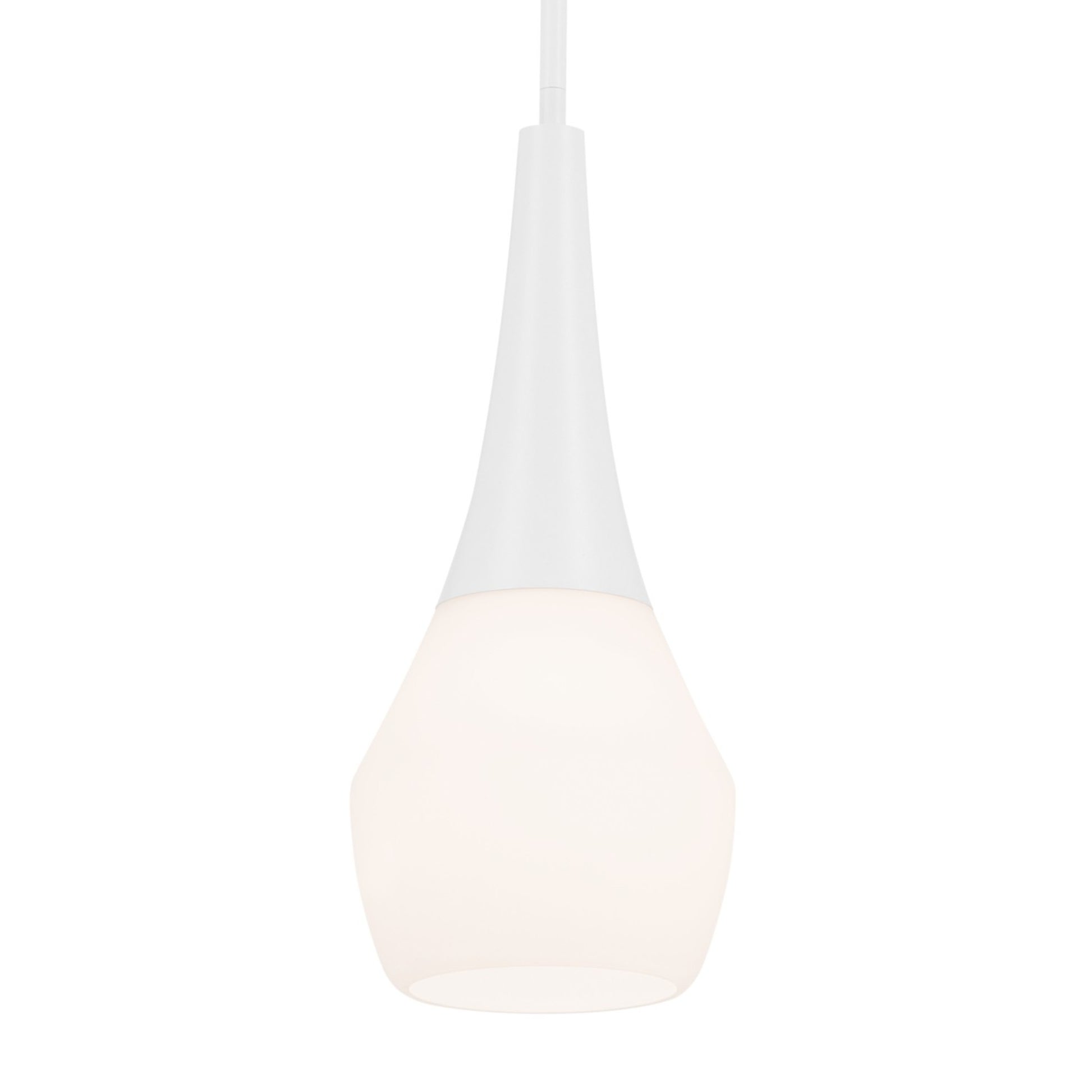 Deela 7" Pendant, White Finish - Bees Lighting