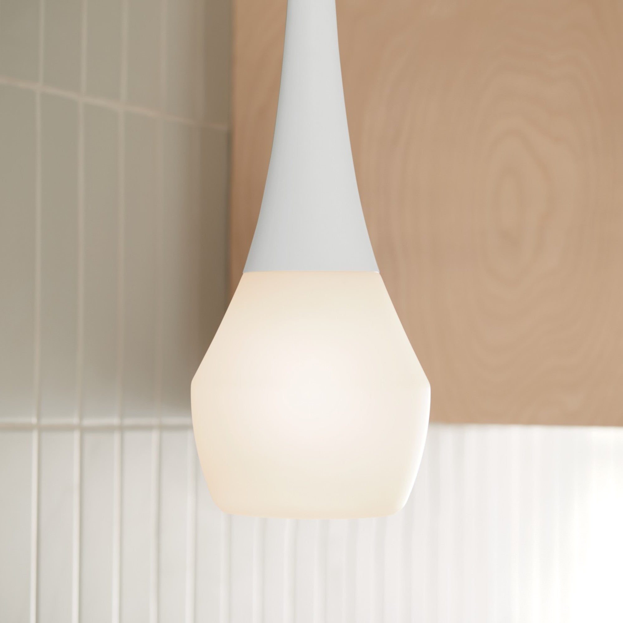 Deela 7" Pendant, White Finish - Bees Lighting