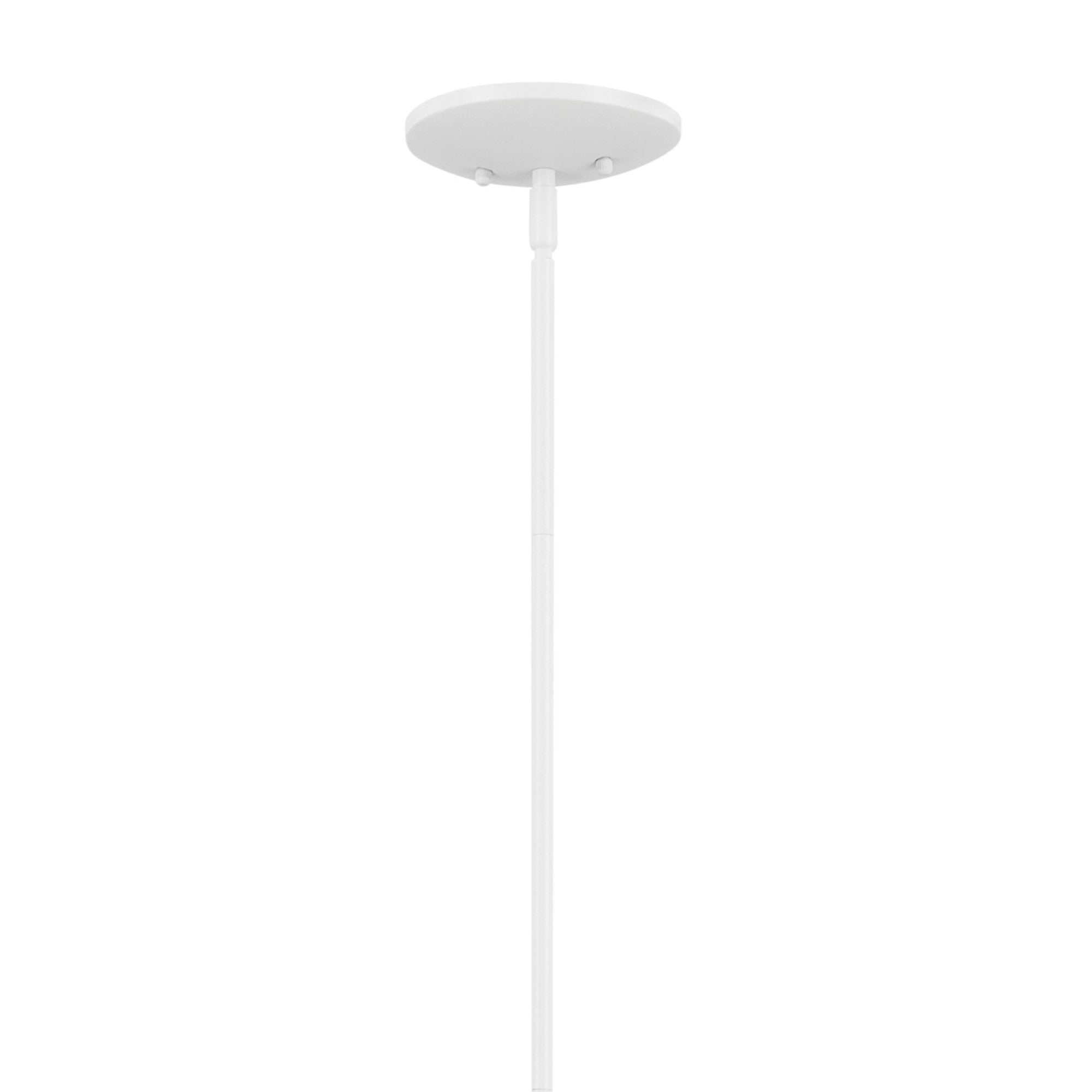 Deela 41" 8-Light Chandelier, White Finish - Bees Lighting