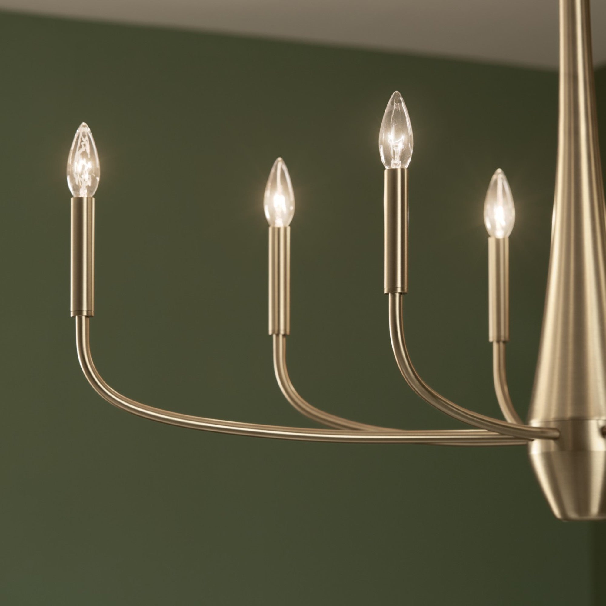 Deela 41" 8-Light Chandelier, Champagne Bronze Finish - Bees Lighting