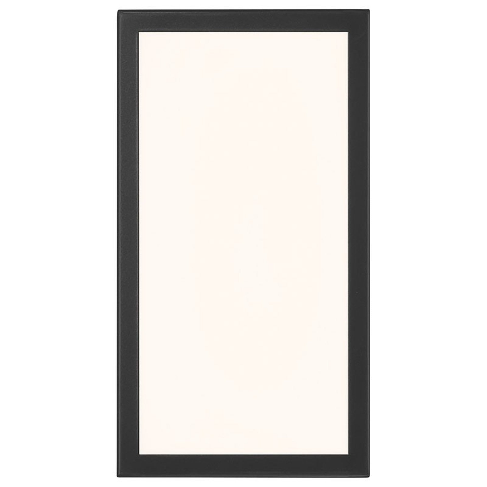 GEO Dual Voltage 12" LED Outdoor Wall Sconce, Black Finish - Bees Lighting