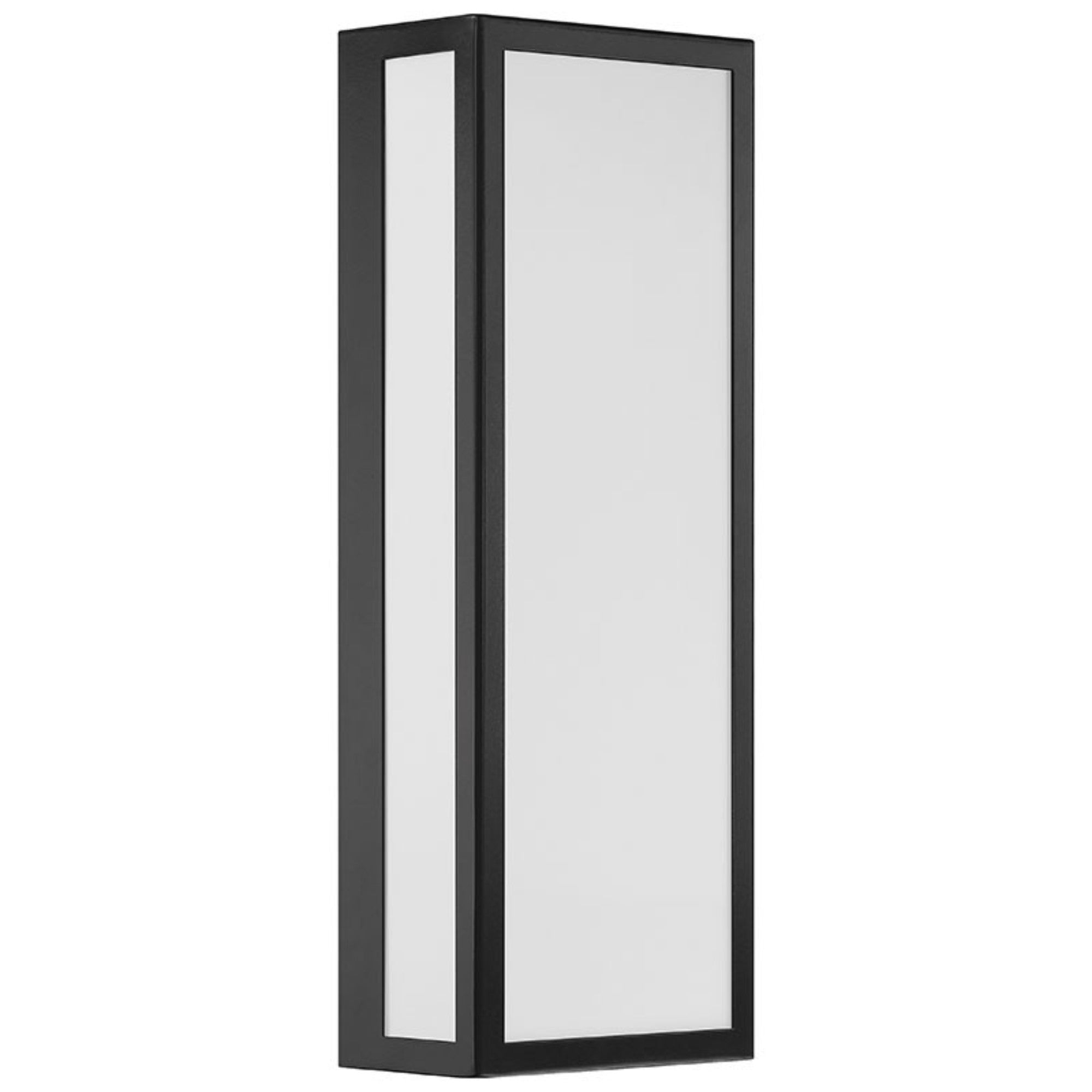 GEO Dual Voltage 18" LED Outdoor Wall Sconce, Black Finish - Bees Lighting