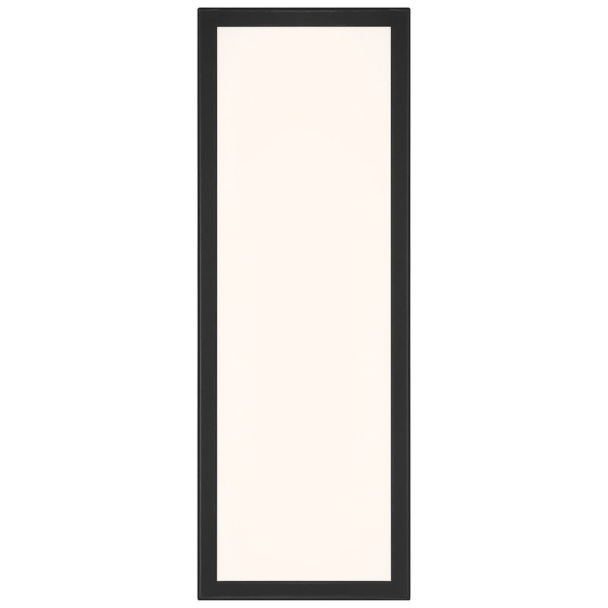 GEO Dual Voltage 18" LED Outdoor Wall Sconce, Black Finish - Bees Lighting