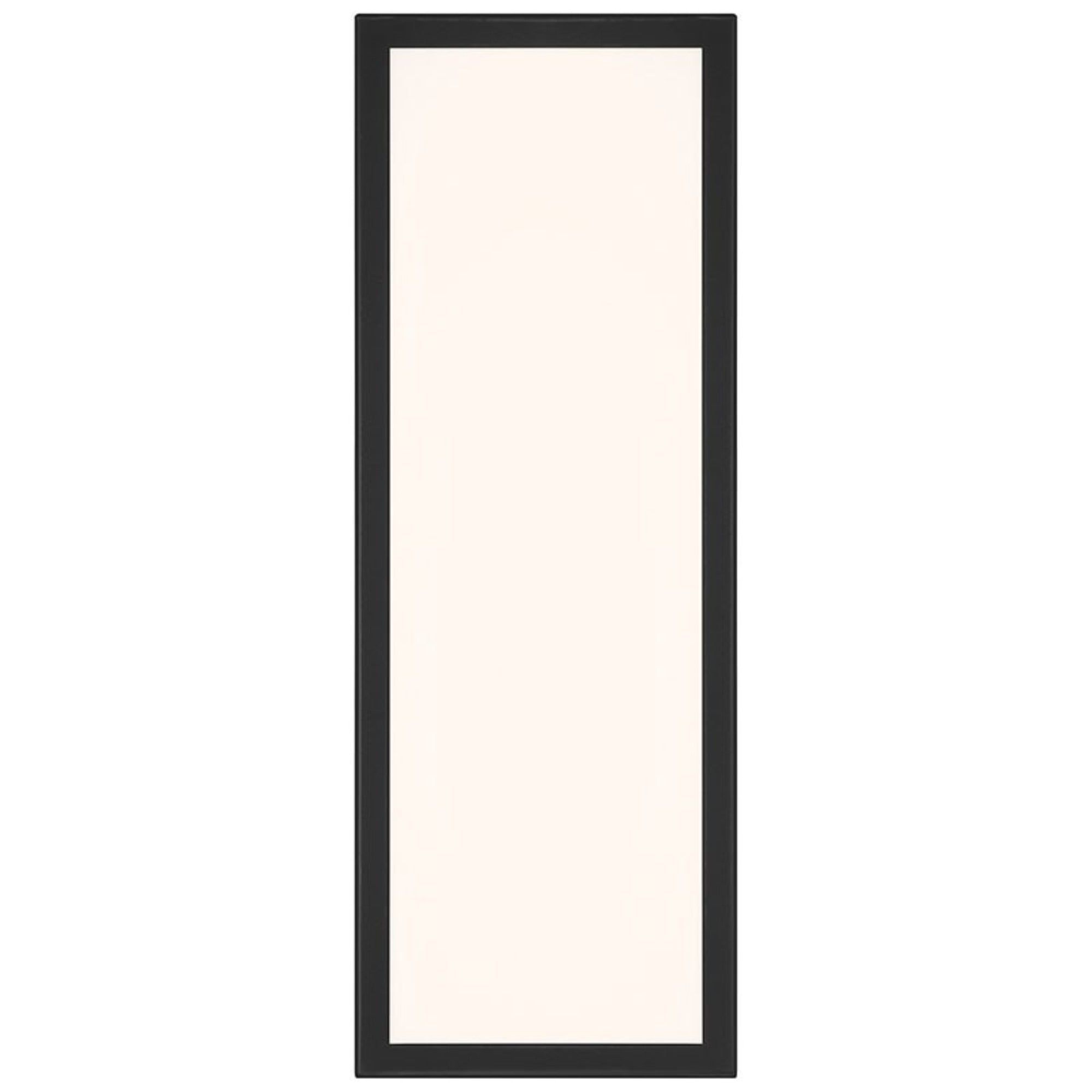 GEO Dual Voltage 18" LED Outdoor Wall Sconce, Black Finish - Bees Lighting