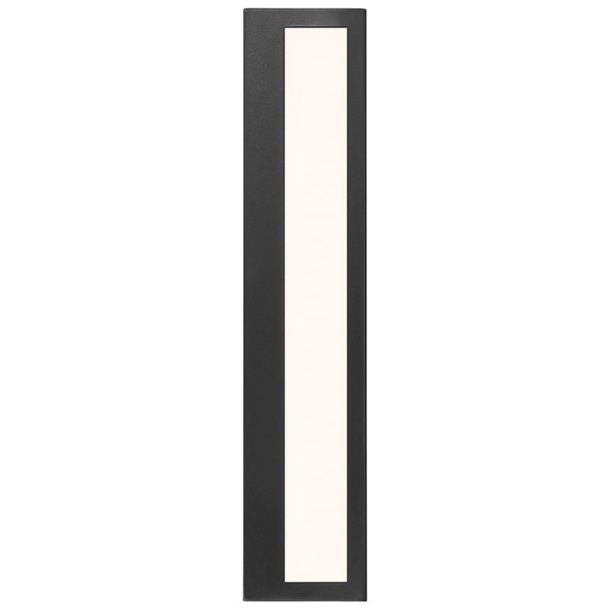 GEO Dual Voltage 18" LED Outdoor Wall Sconce, Black Finish - Bees Lighting
