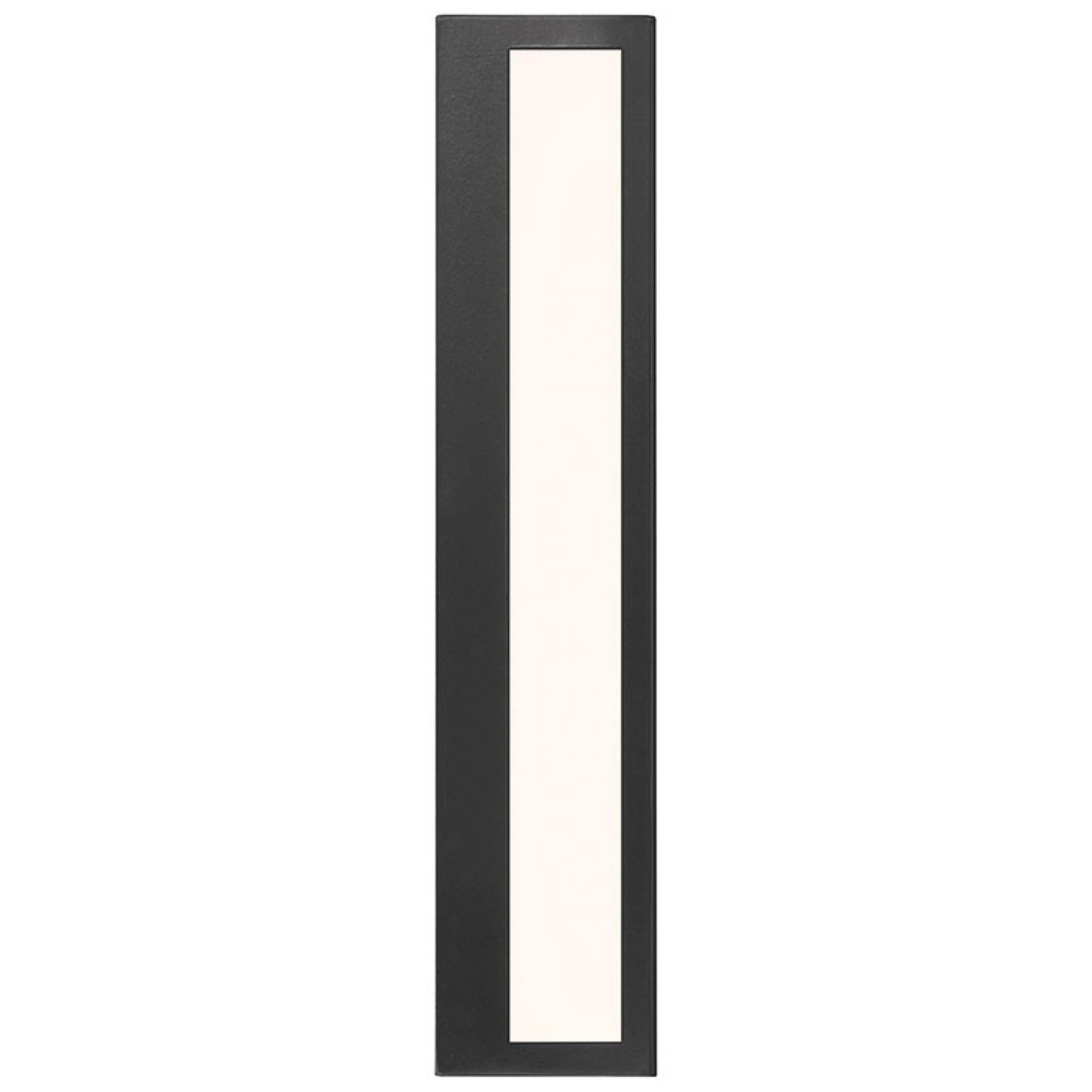 GEO Dual Voltage 18" LED Outdoor Wall Sconce, Black Finish - Bees Lighting